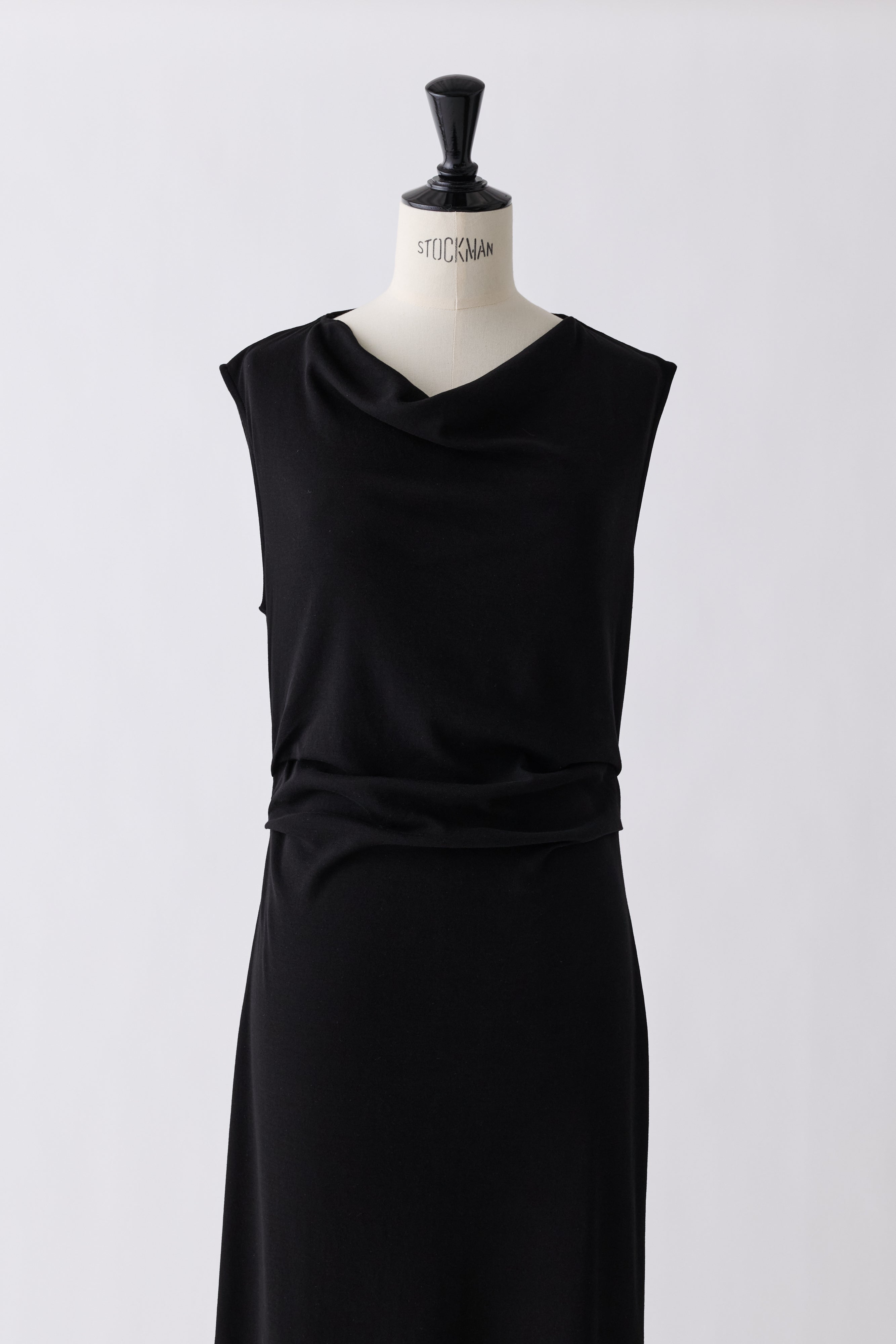 PHERE Scheat tuck dress ブラック 0 Scheat tuck NS dress – PHERE