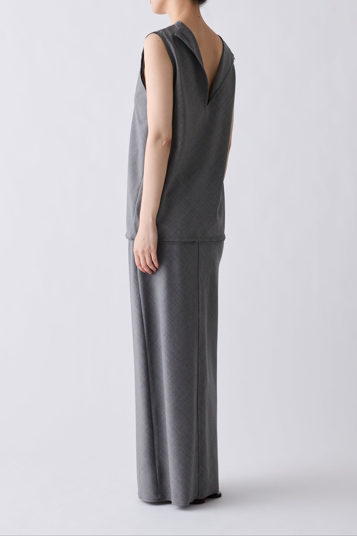 Aquarii Two-way skirt_gray