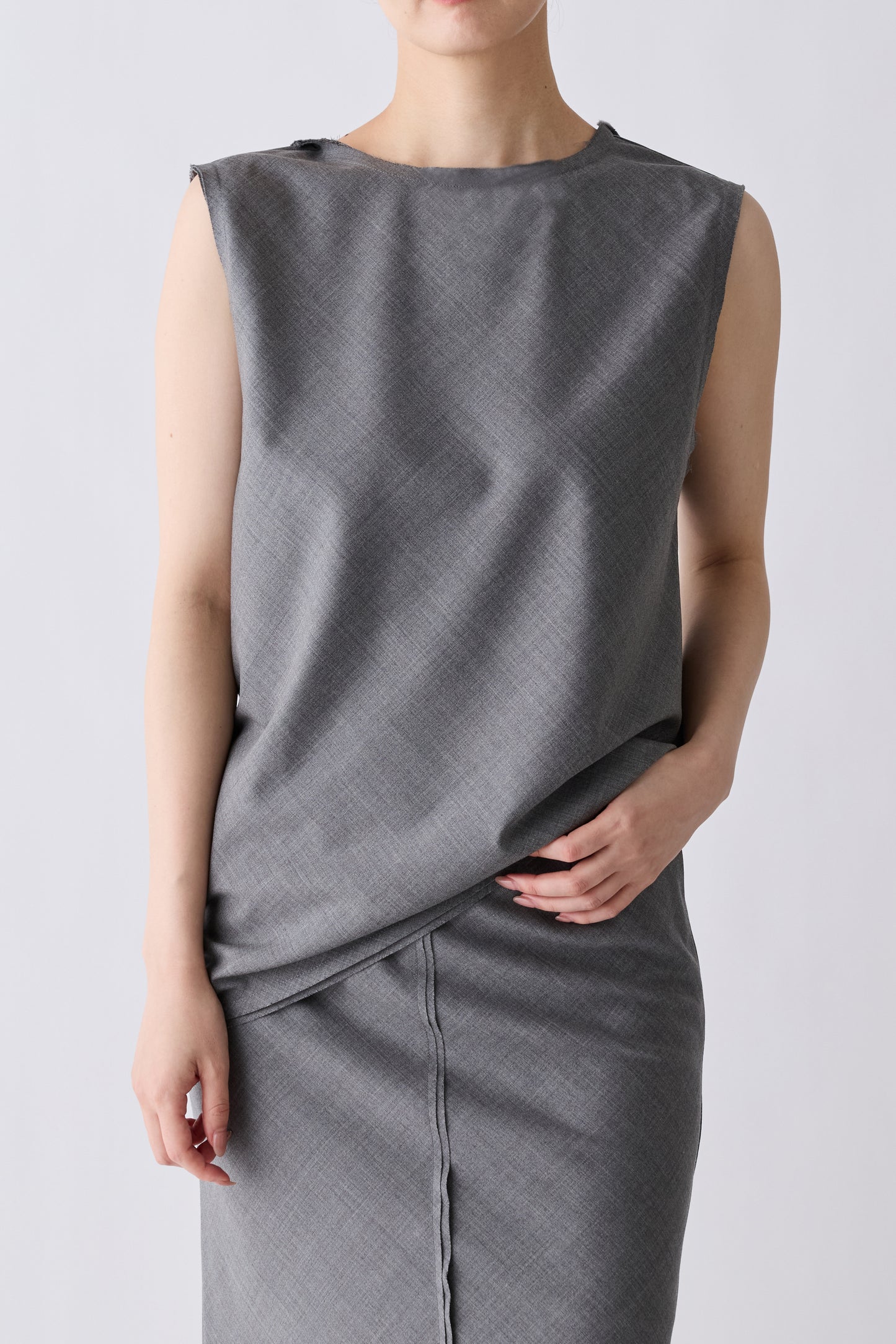 Aquarii 2way tops_gray