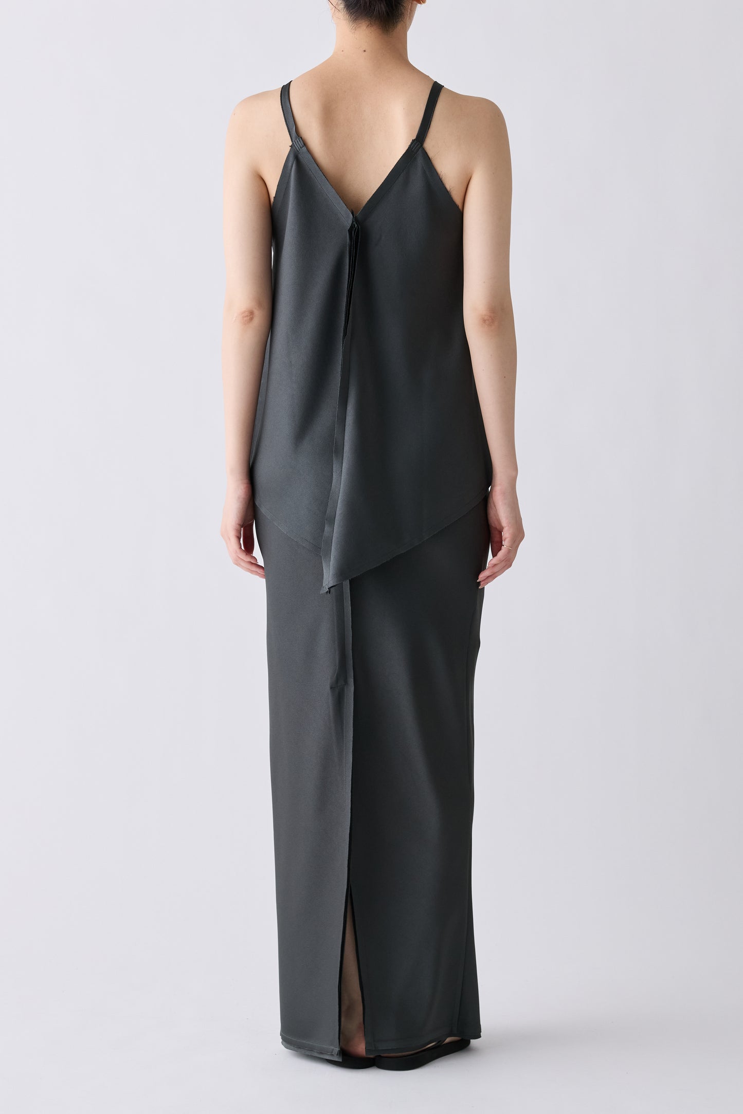 Phekda Narrow Skirt_Gray