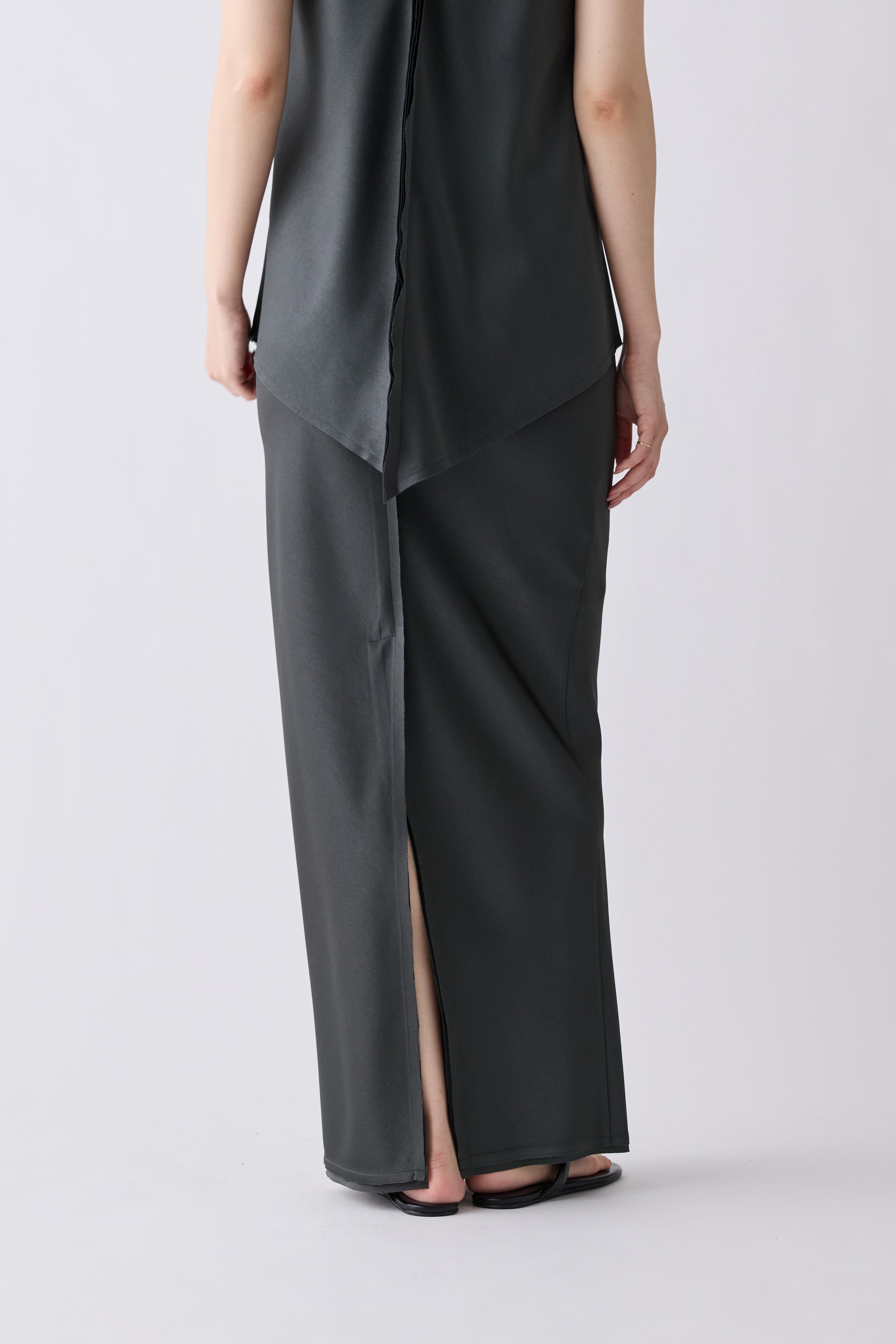 Phekda Narrow Skirt_Gray – PHERE