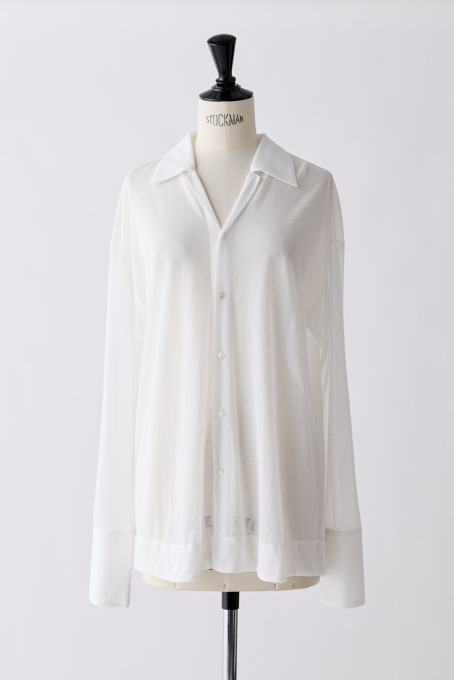 Naos sheer shirt_white