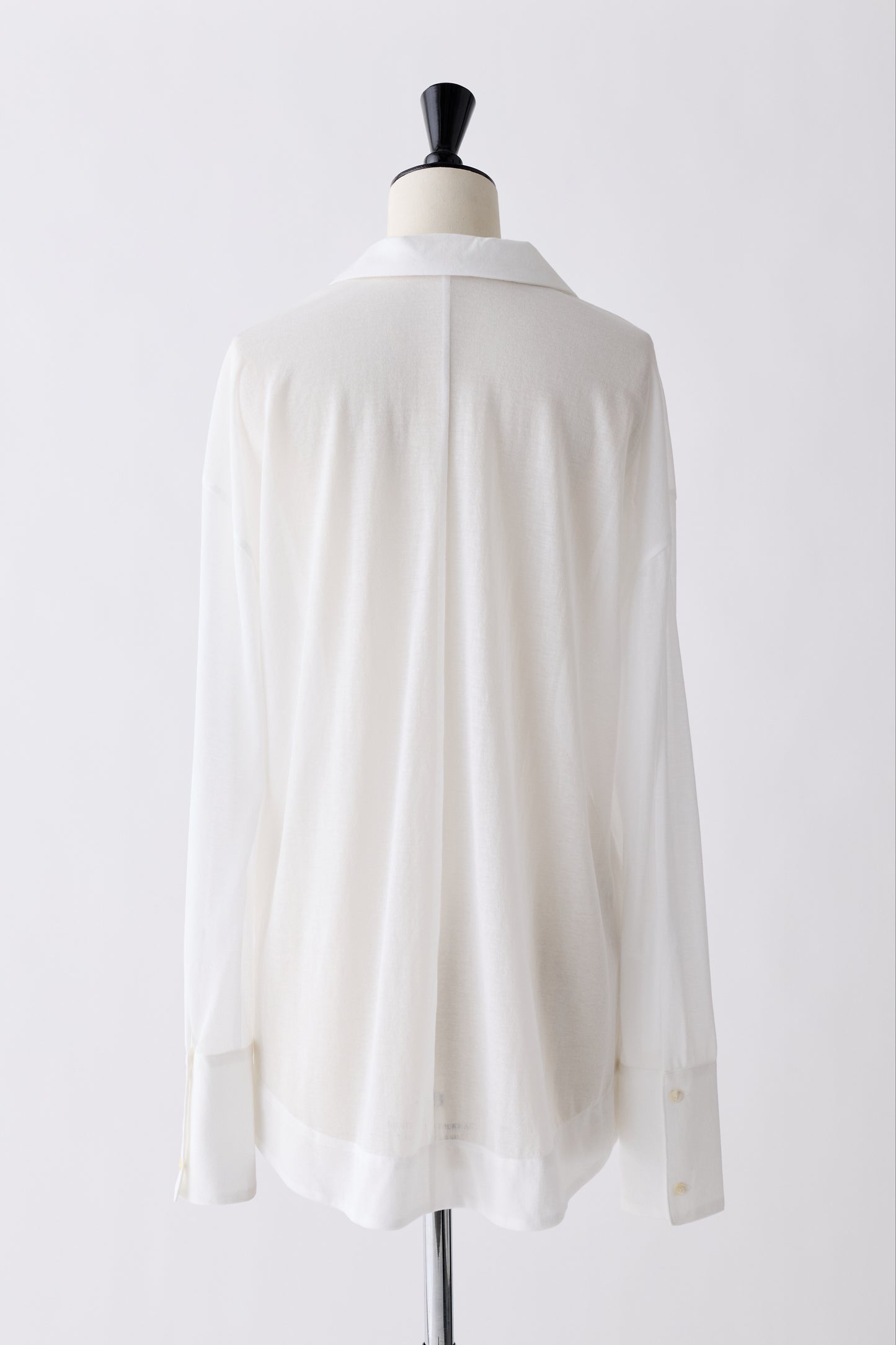 Naos sheer shirt_white