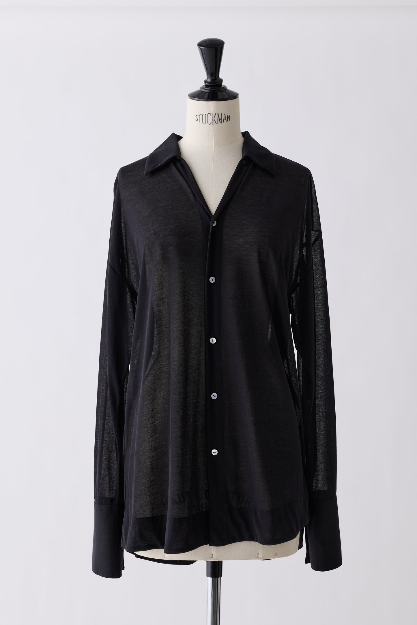 Naos sheer shirt_black