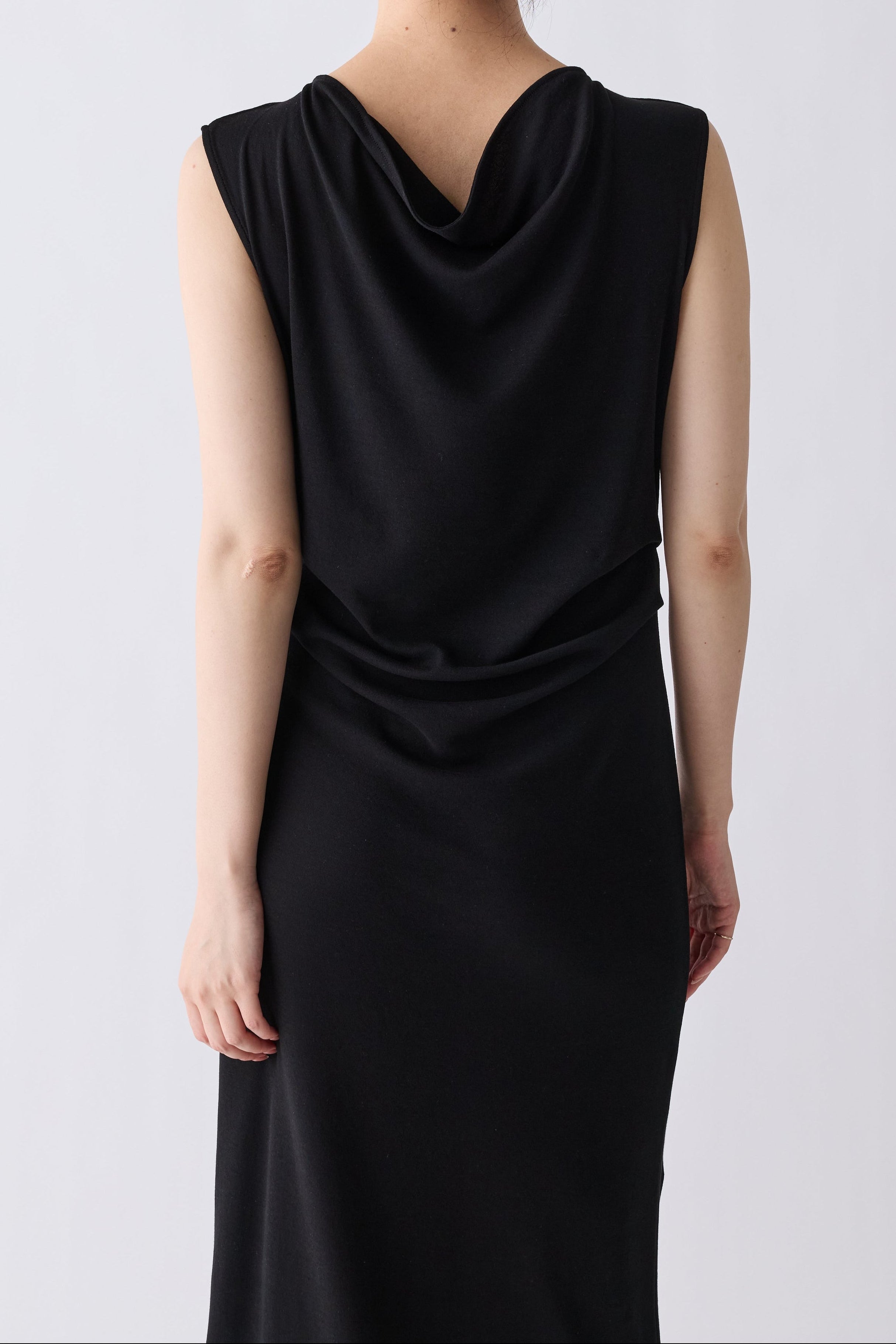 PHERE Scheat tuck dress ブラック 0 Scheat tuck NS dress – PHERE