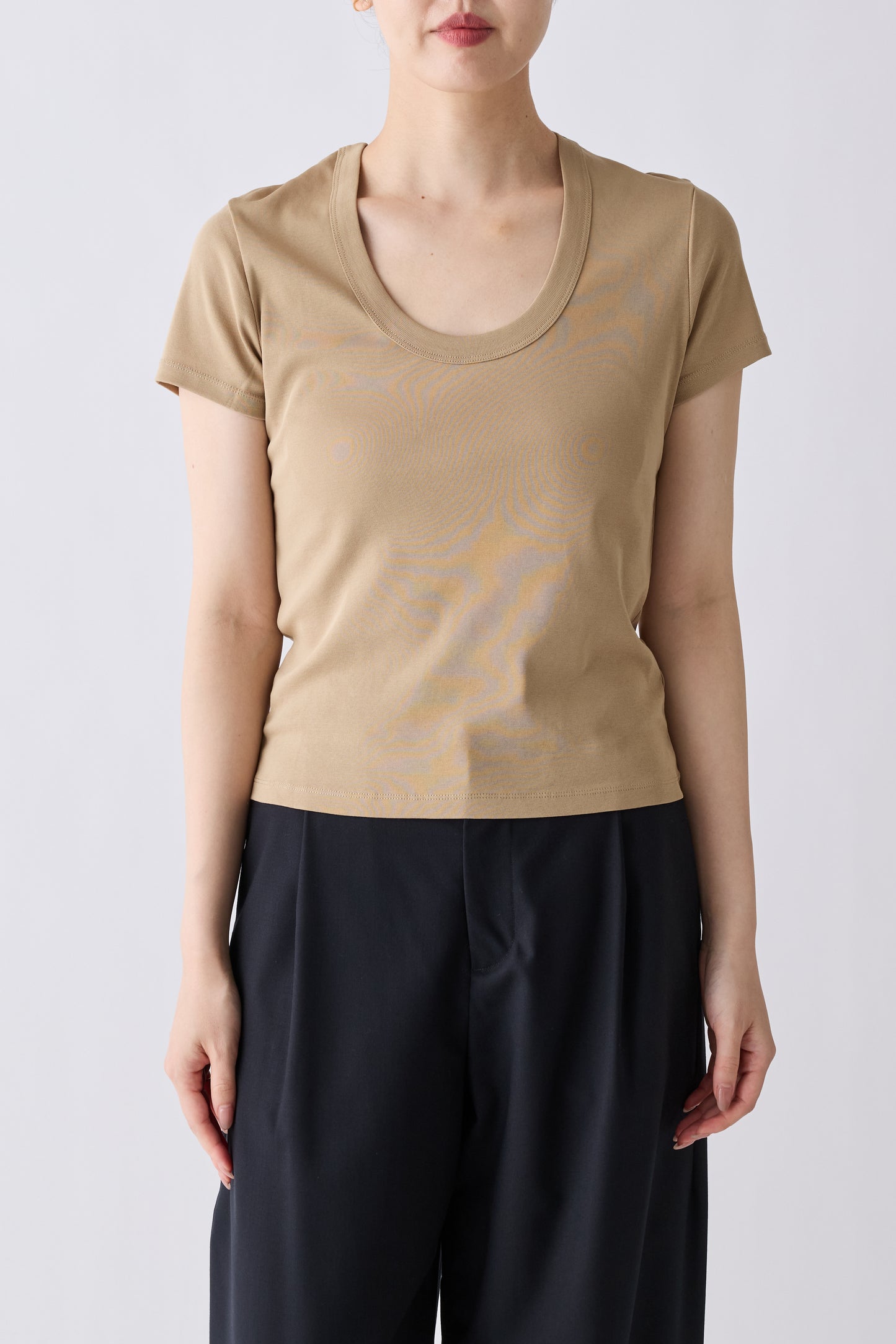 Elnath 2way T-shirt _Regular_beige