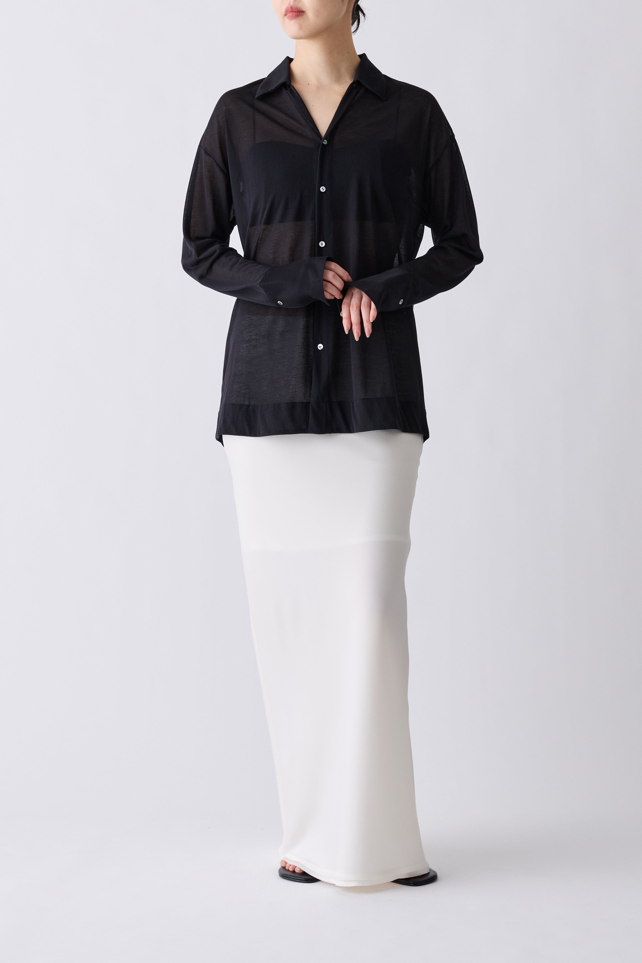 Phekda Narrow Skirt_white – PHERE