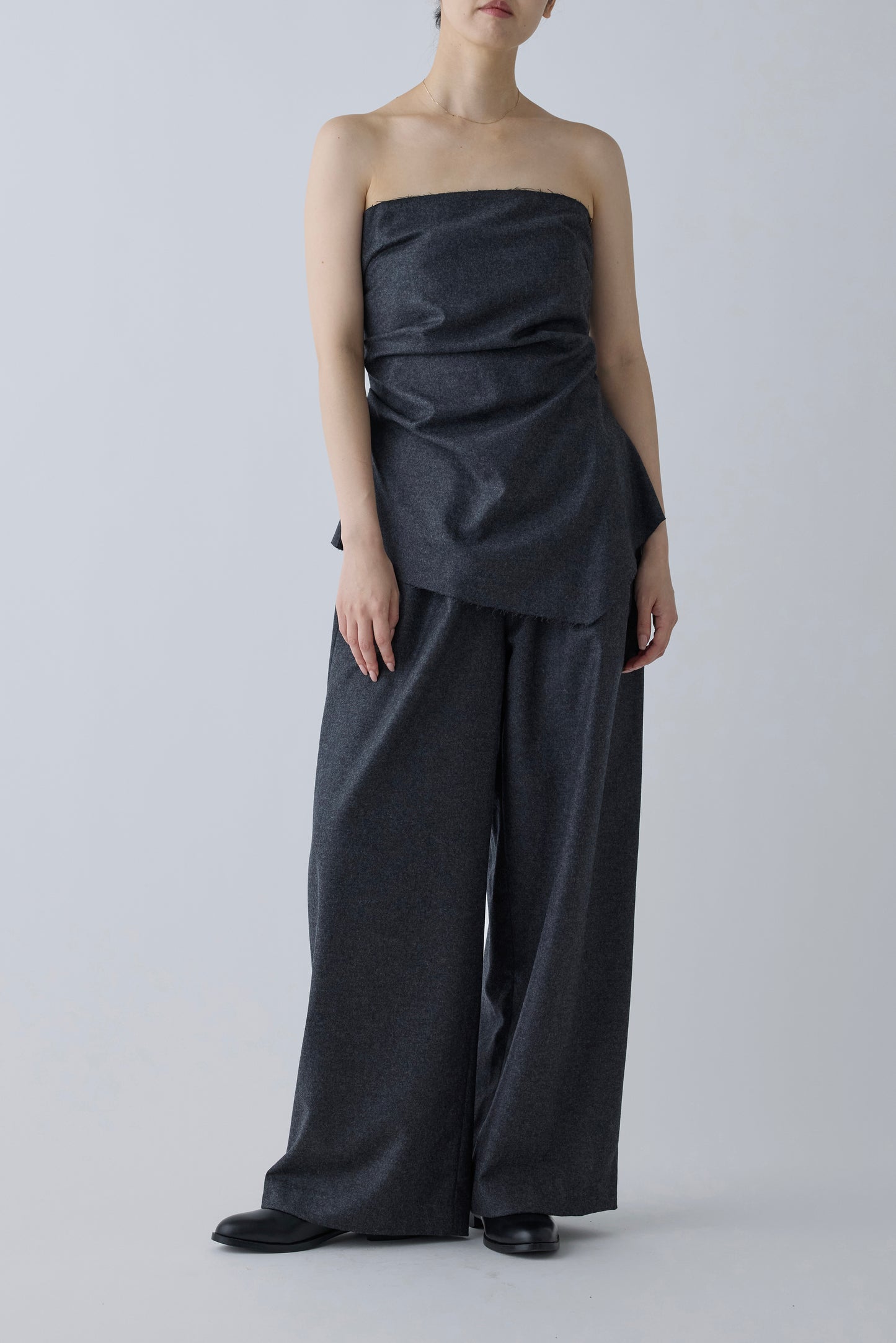 Alula tuck bustier _ gray