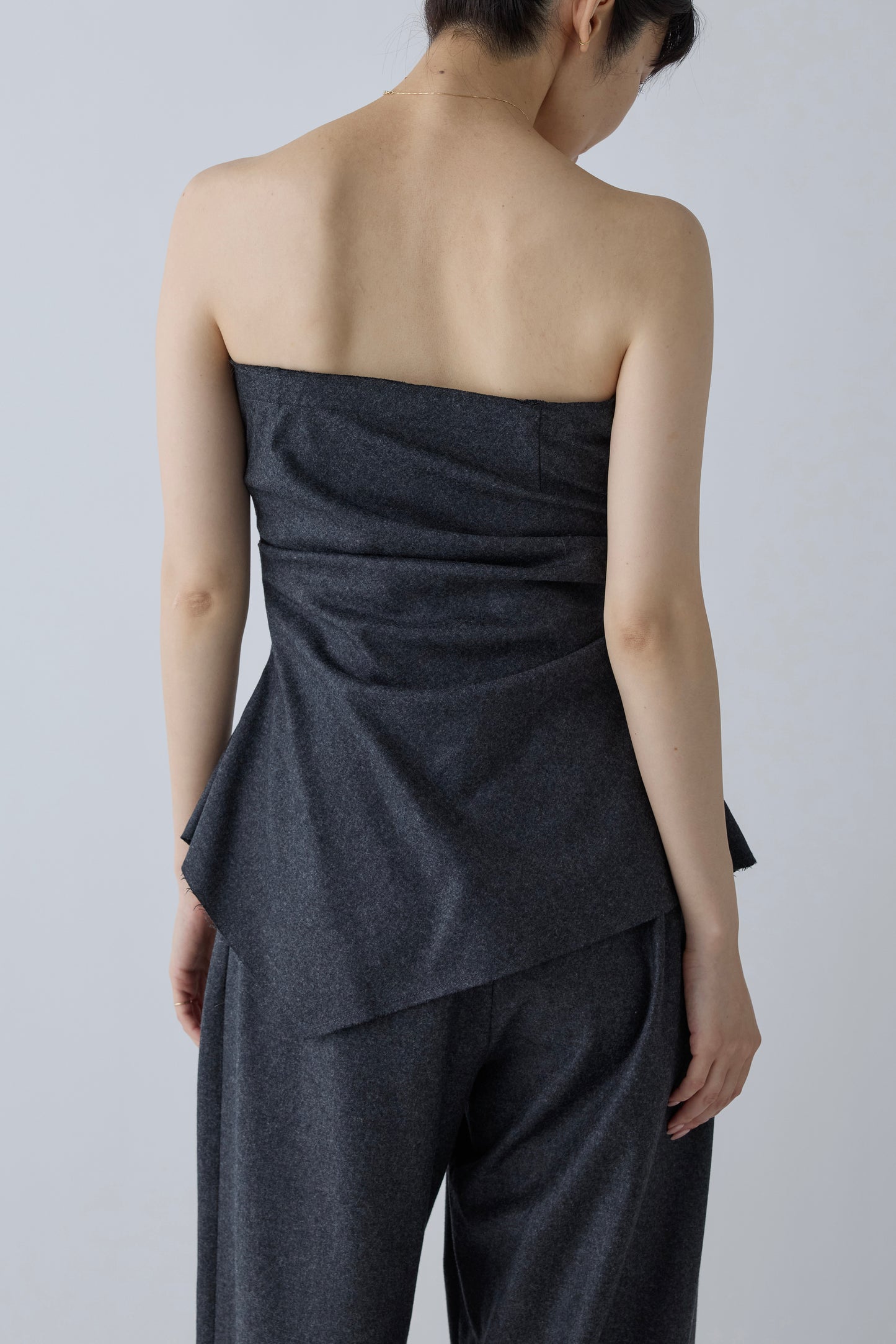 Alula tuck bustier _ gray