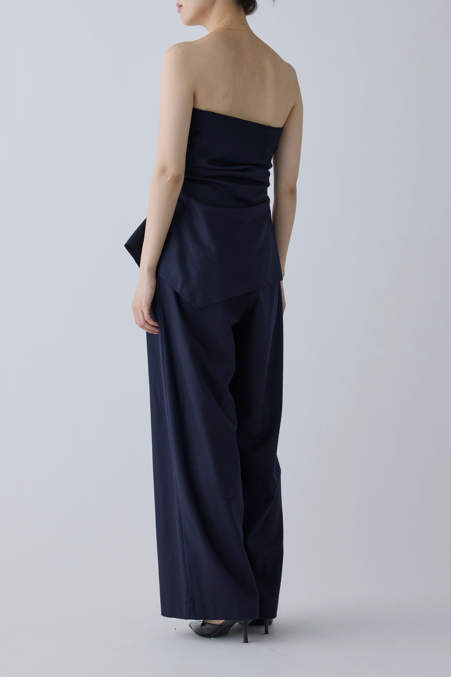 Alula tuck wide Pants _ navy