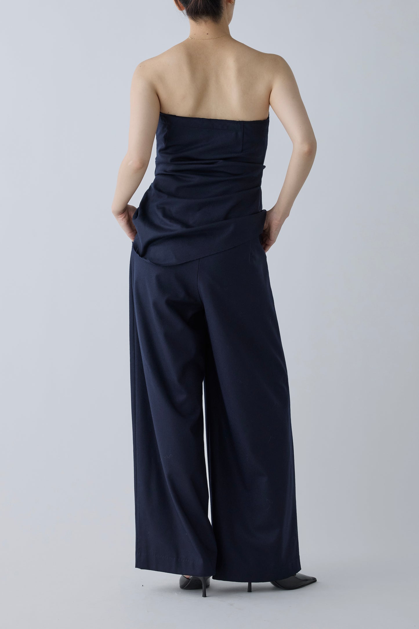 Alula tuck bustier _ navy