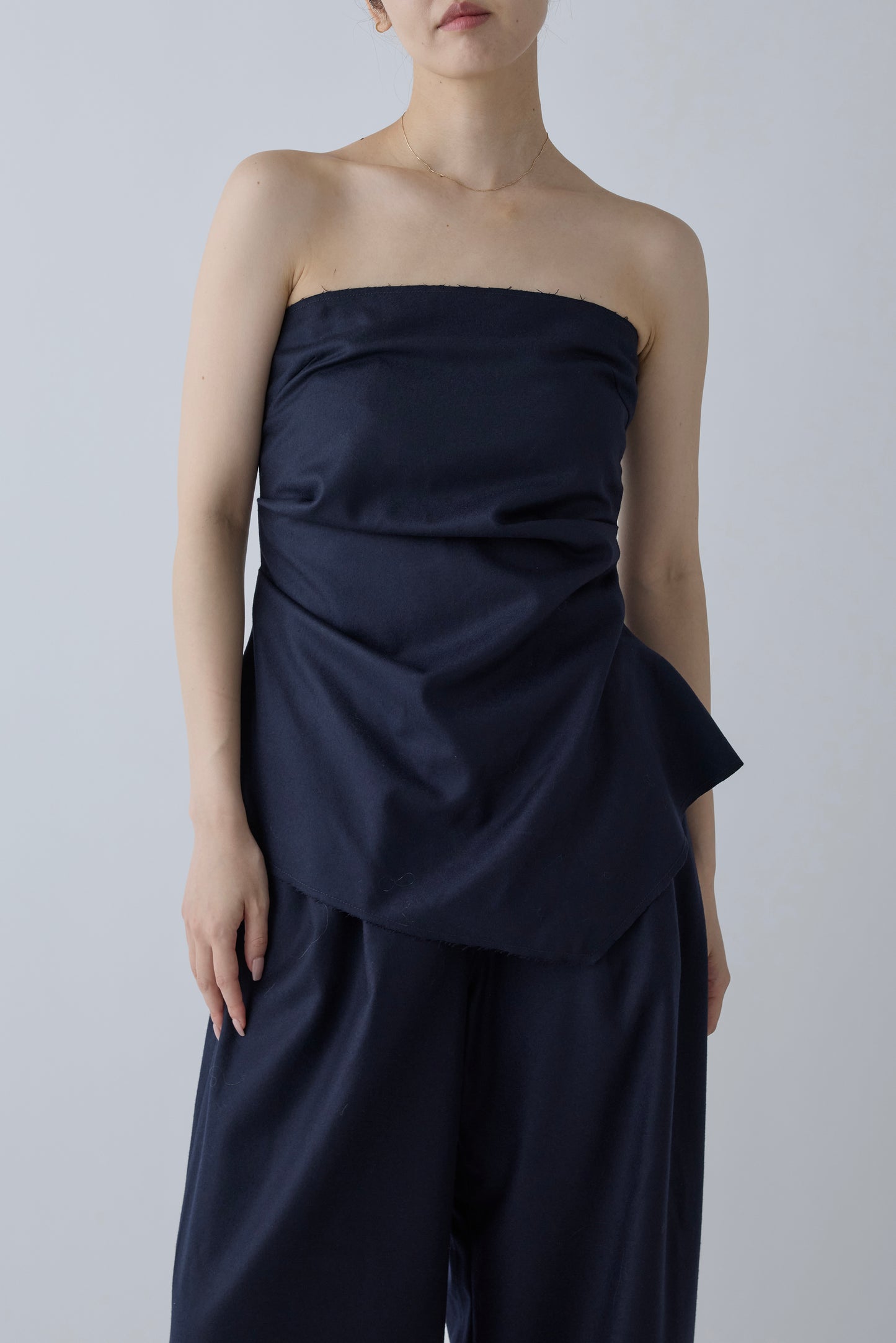 Alula tuck wide Pants _ navy