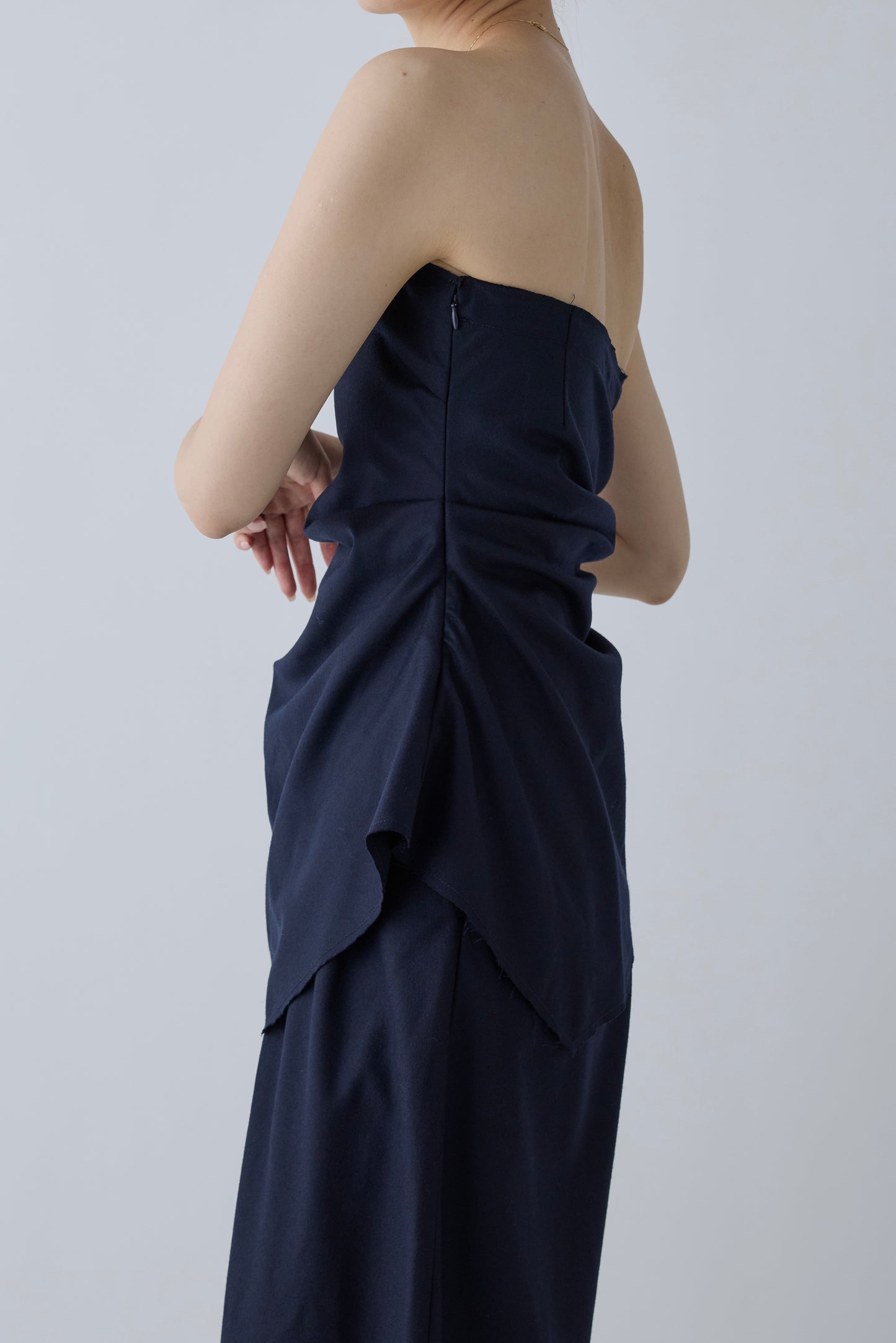 Alula tuck bustier _ navy