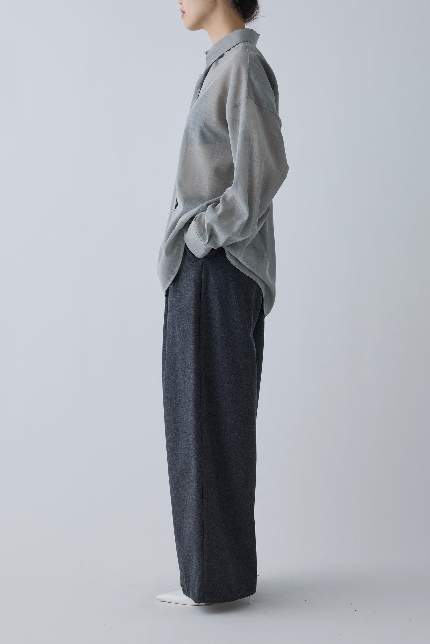 Crateris tie shirt _Grey