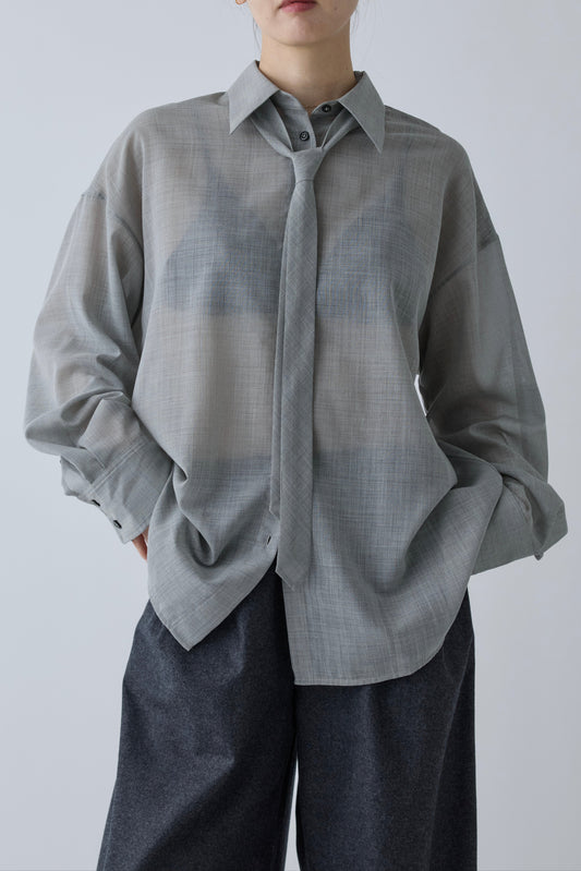 Crateris tie shirt _Grey