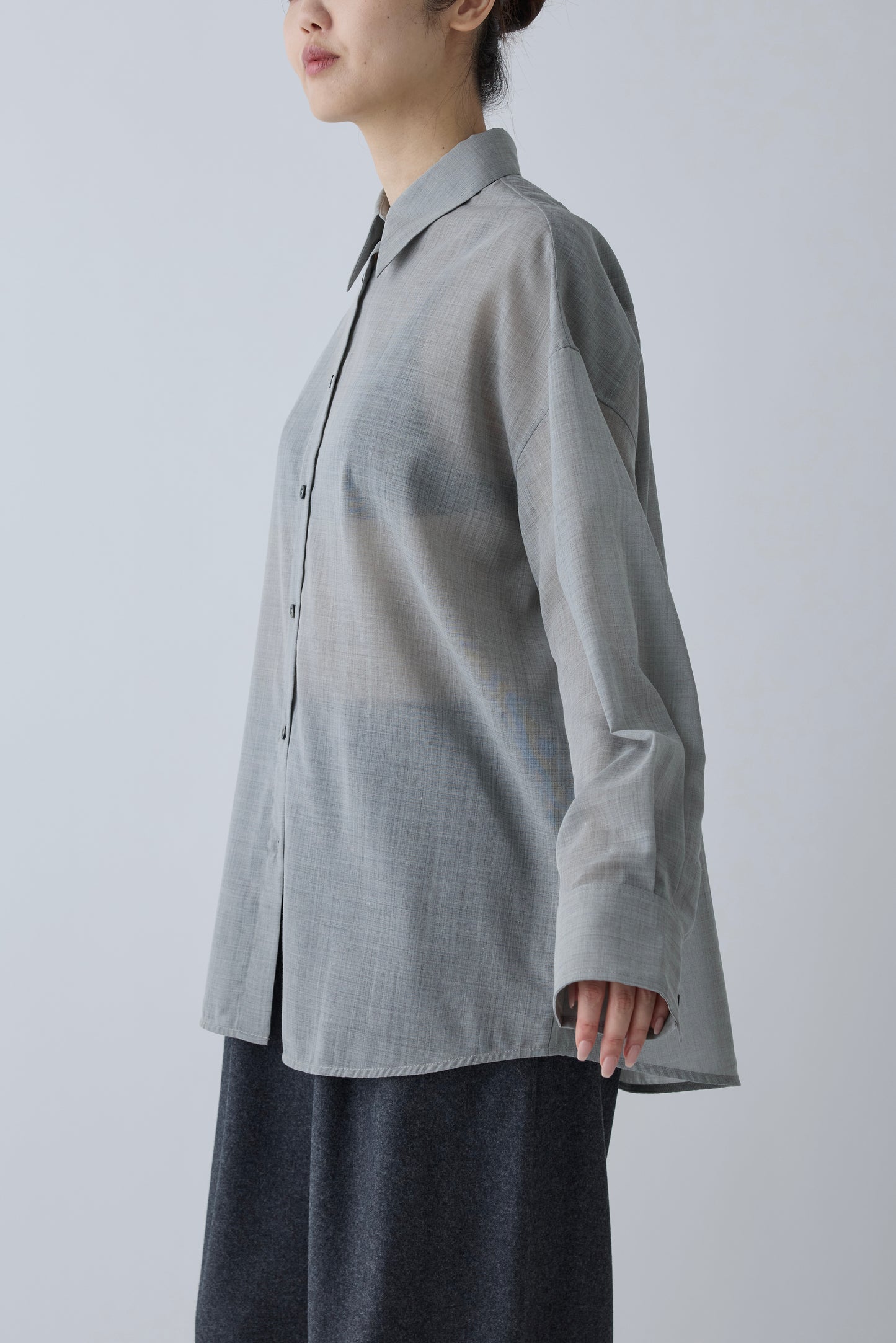 Crateris tie shirt _Grey