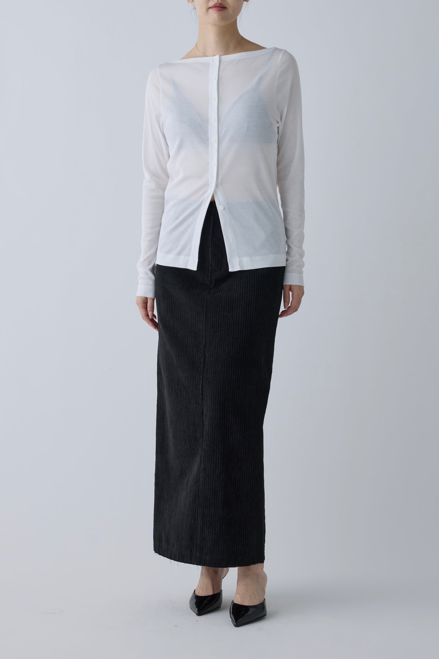 Kiffa 2way cardigan_White