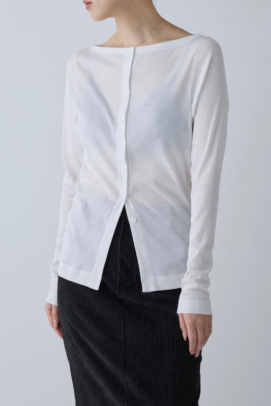 Kiffa 2way cardigan_White