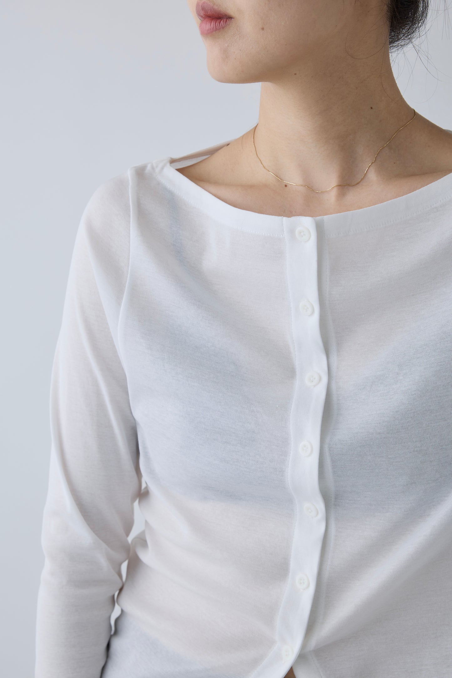 Kiffa 2way cardigan_White
