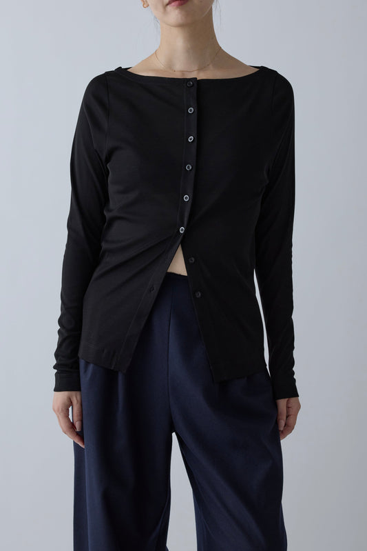 Kiffa 2way cardigan_Black