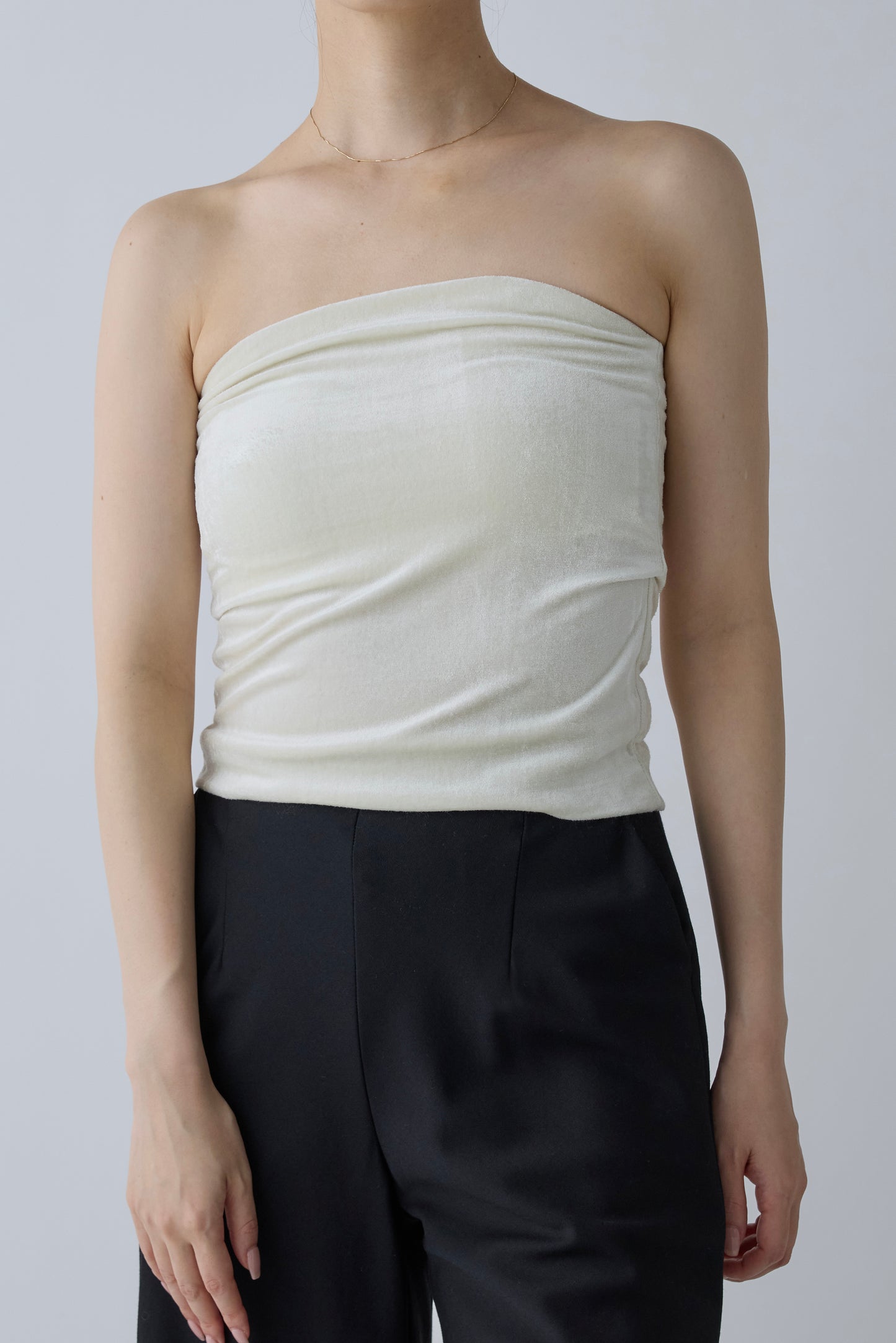 Menkent bare tops_White