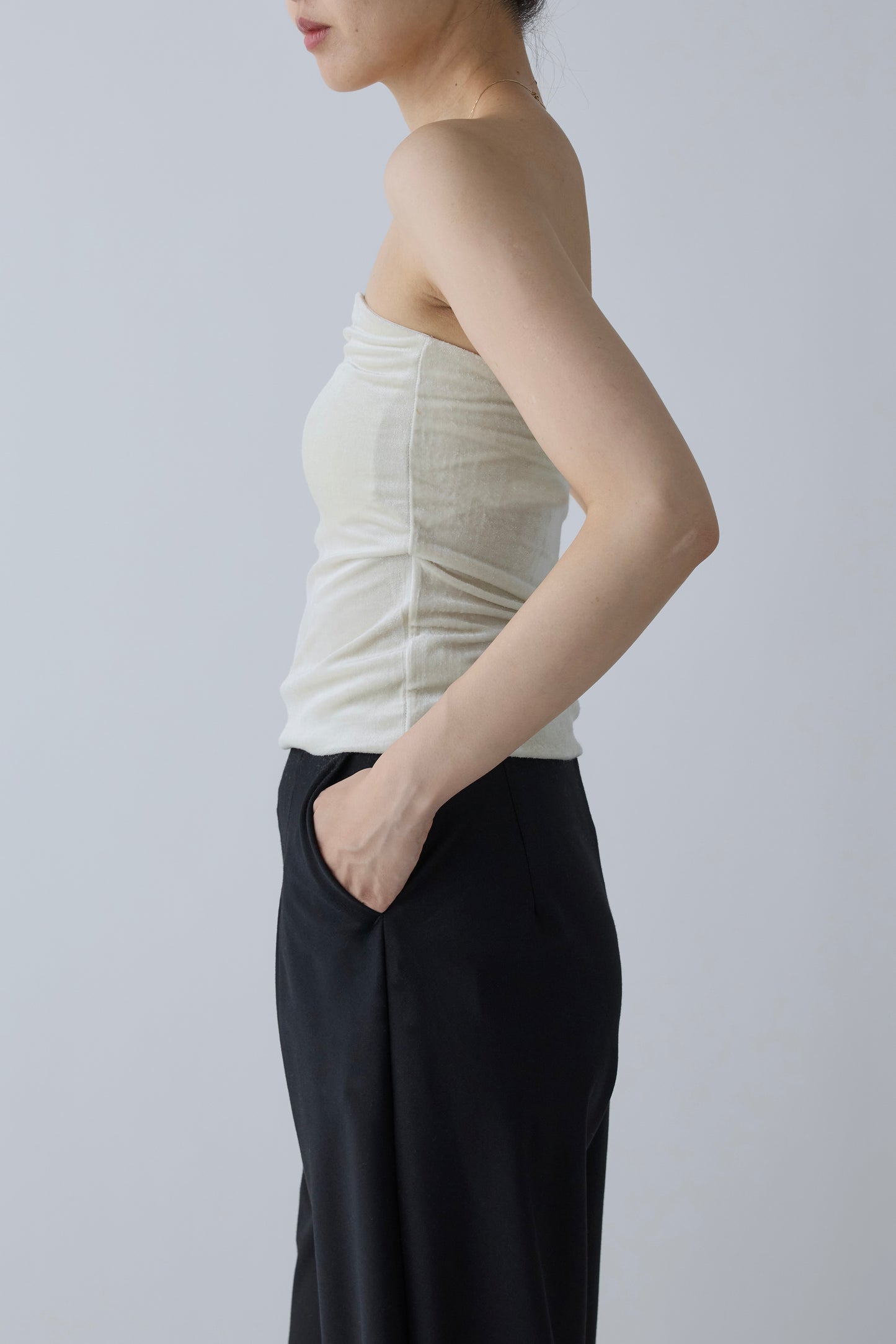 Menkent bare tops_White