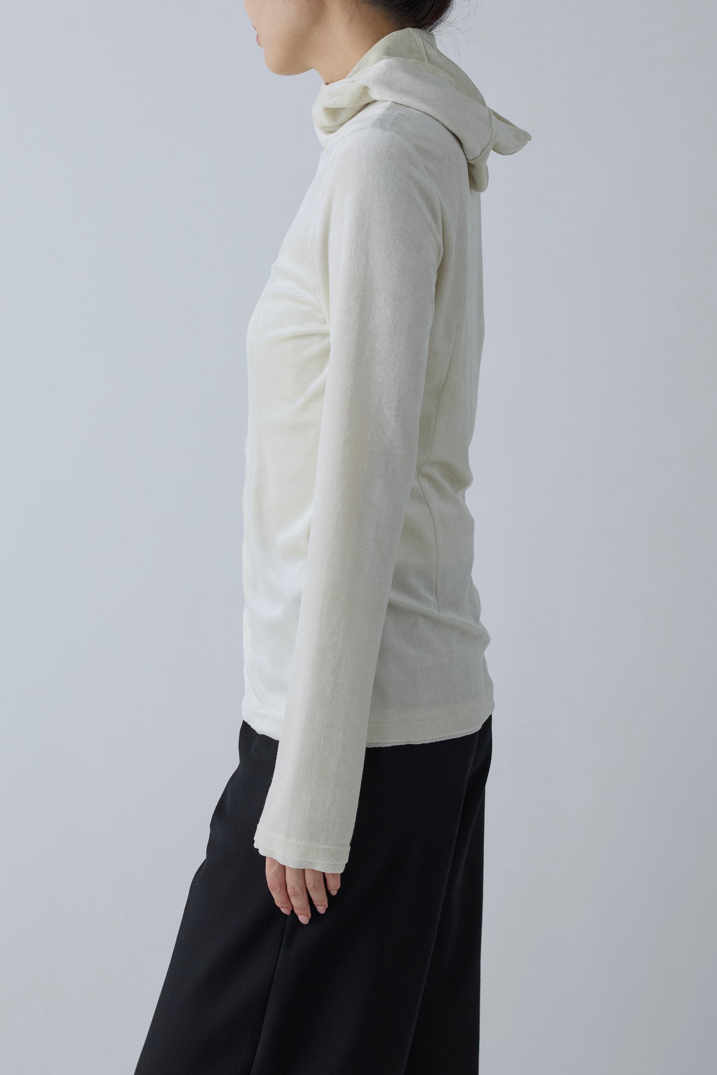 Menkent bare hoodie_white