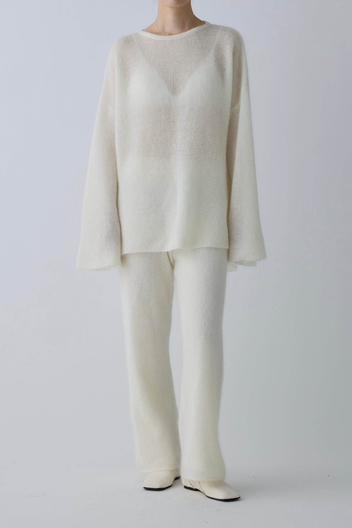 Alioth mohair pullover_white