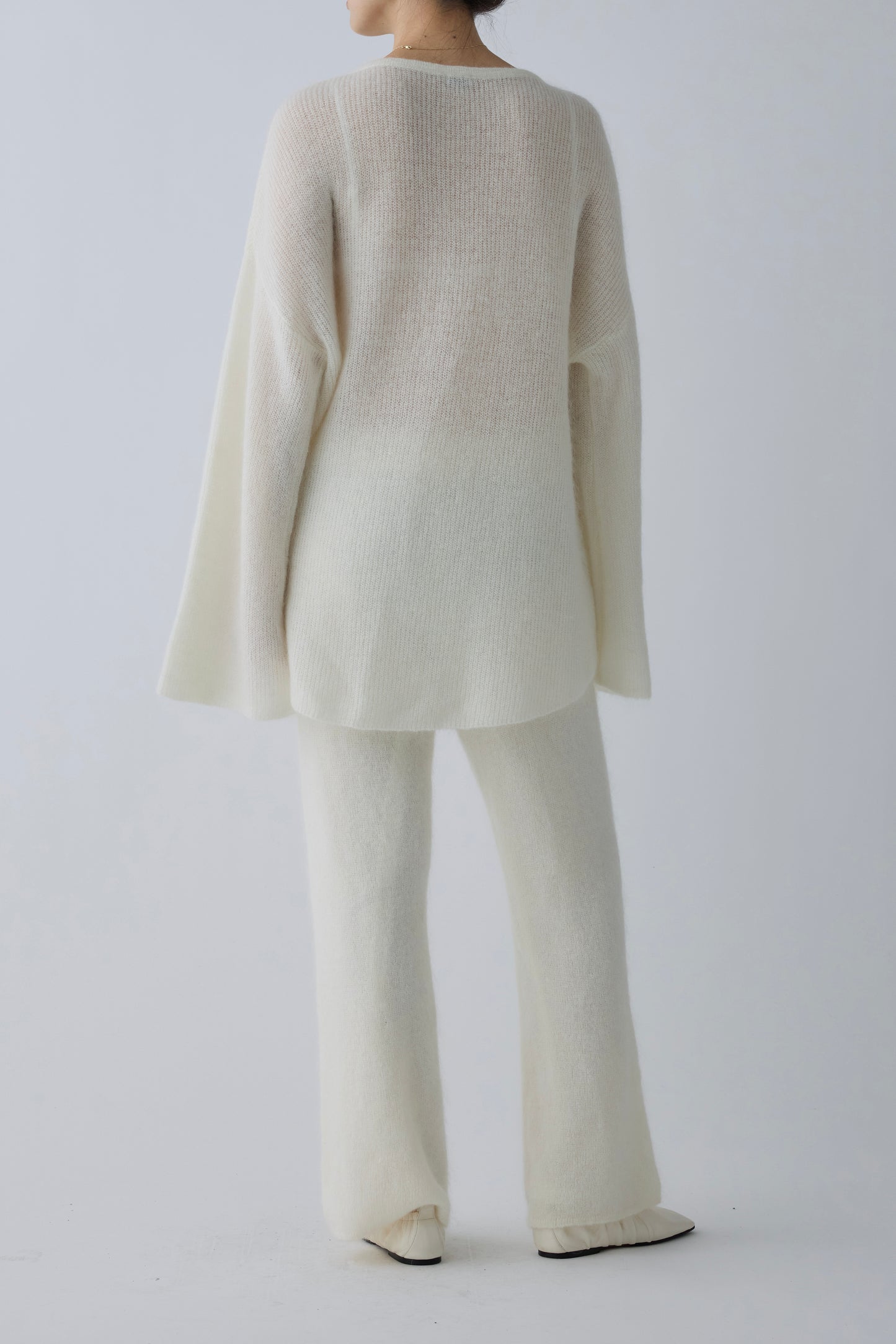 Alioth mohair pants _ white