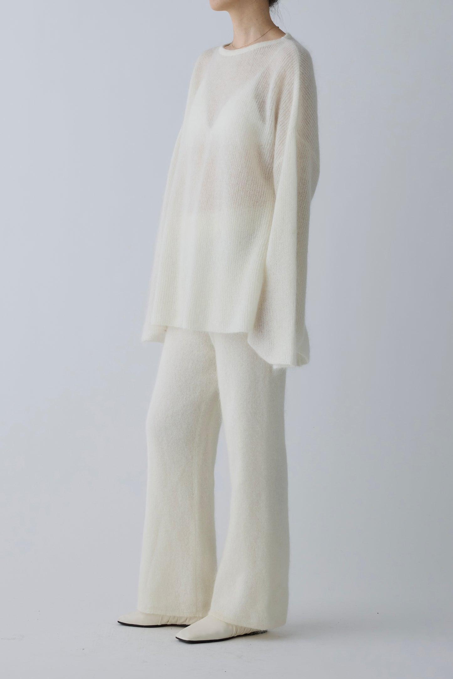 Alioth mohair pullover_white