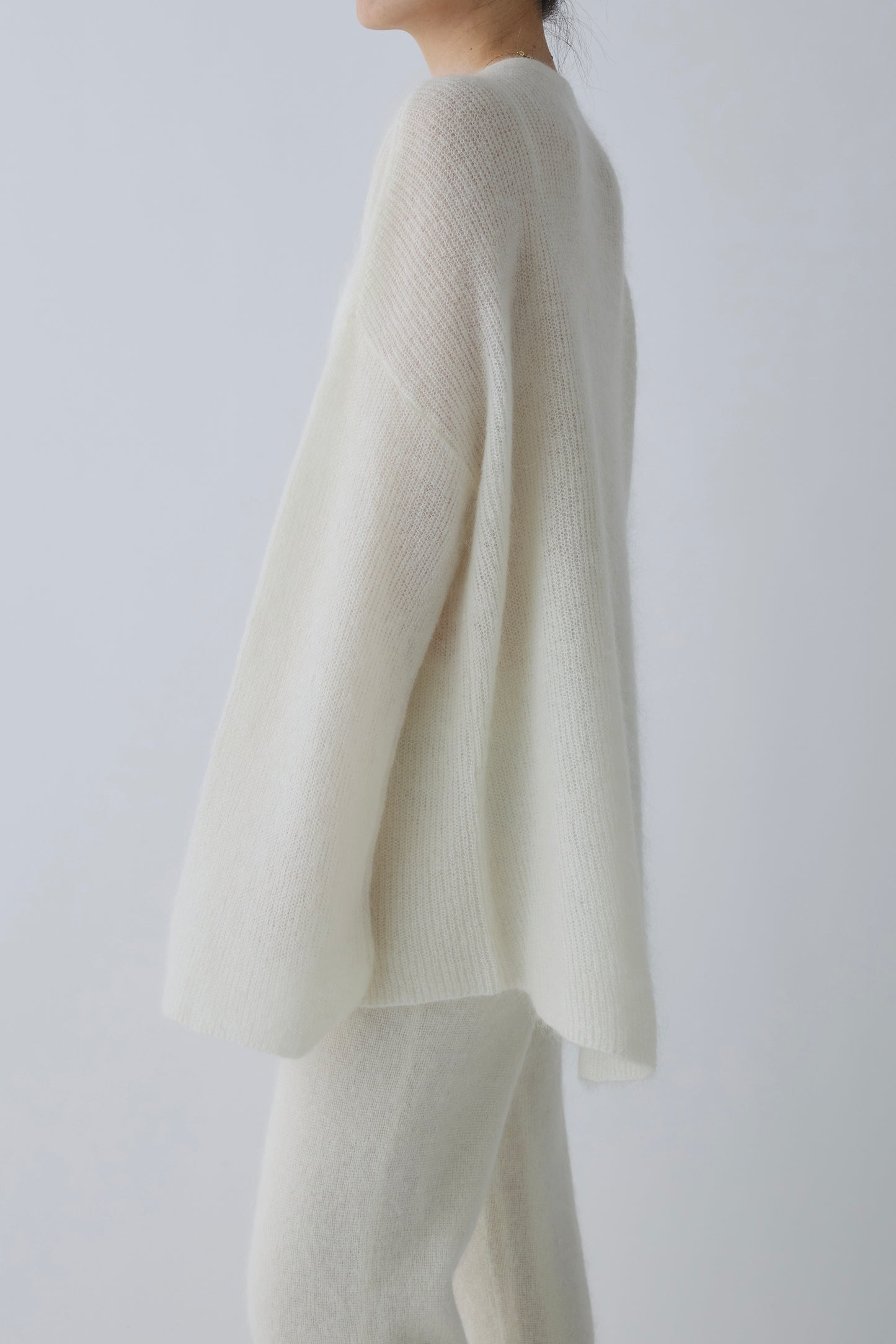 Alioth mohair pants _ white