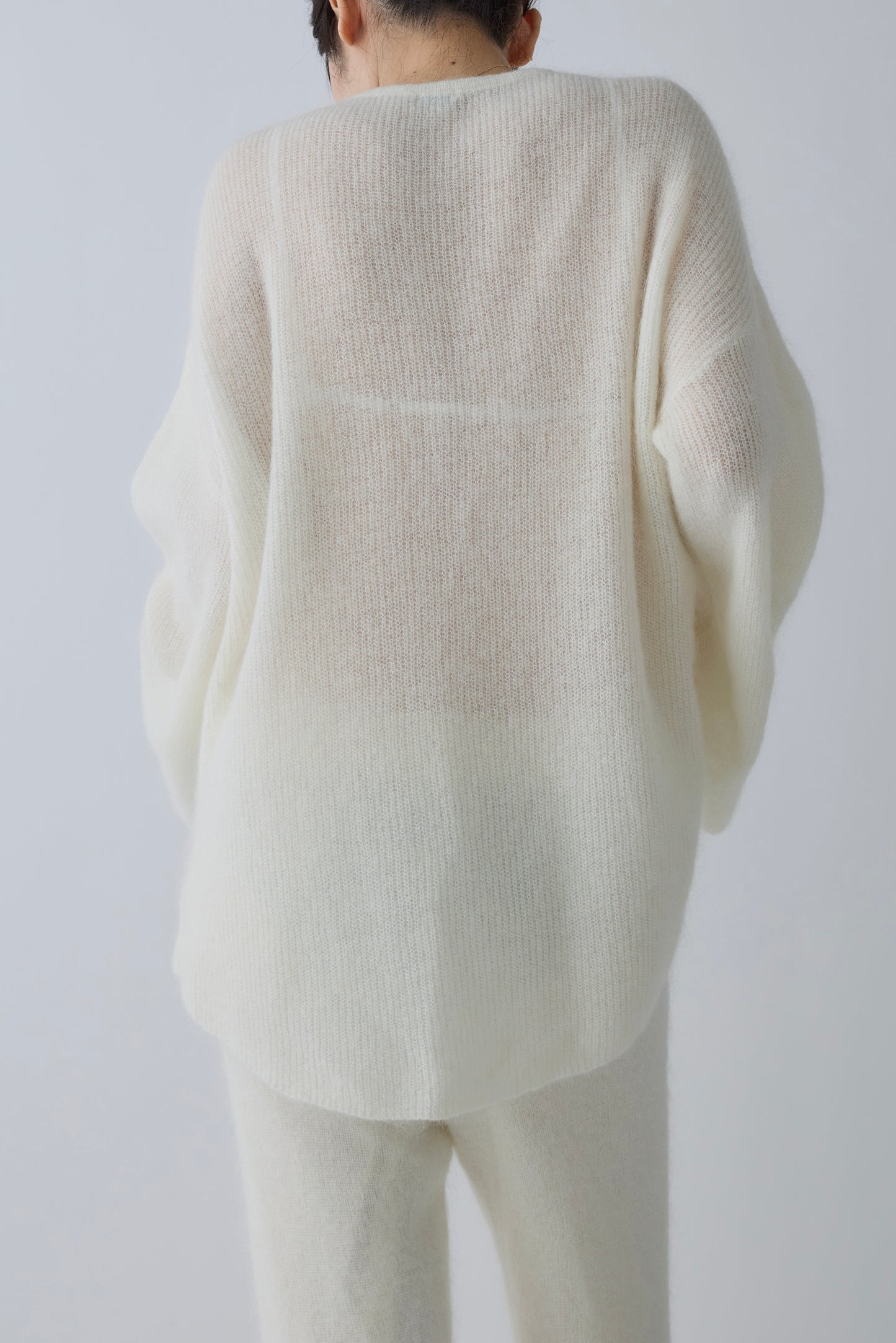 Alioth mohair pants _ white