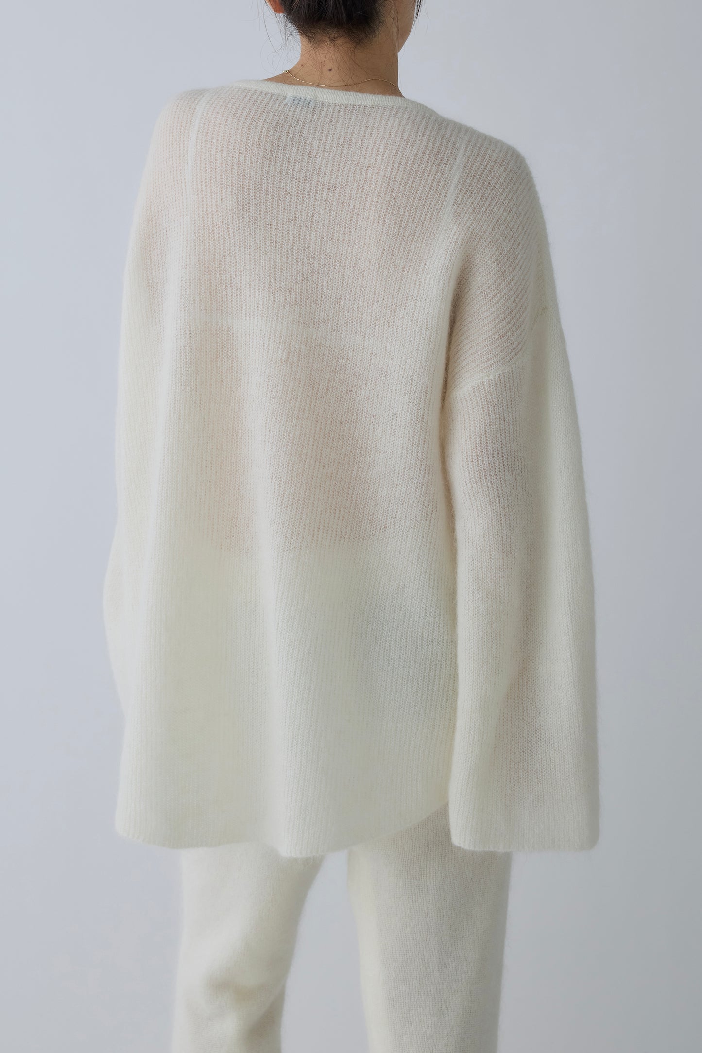 Alioth mohair pants _ white