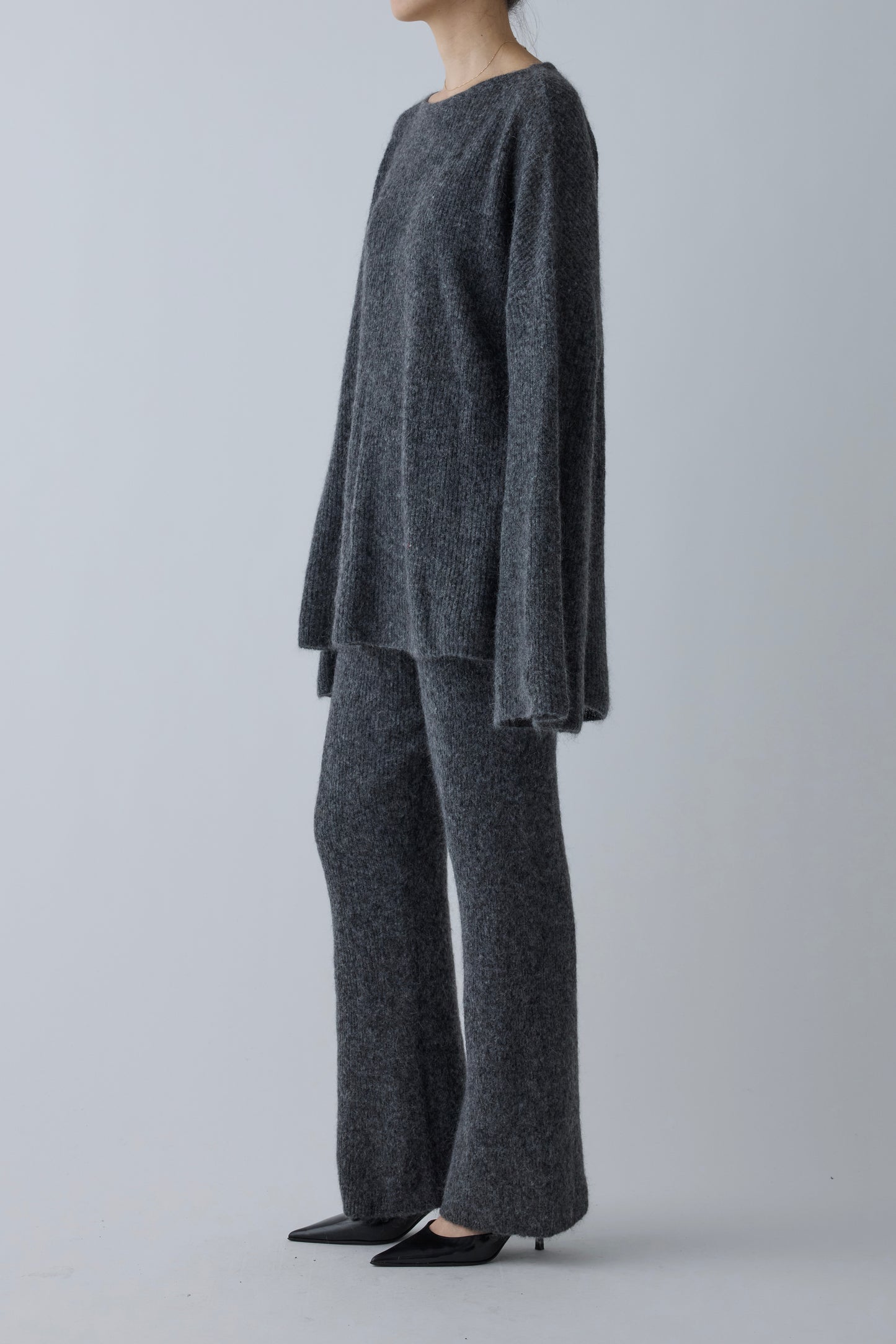 Alioth mohair pants _ gray