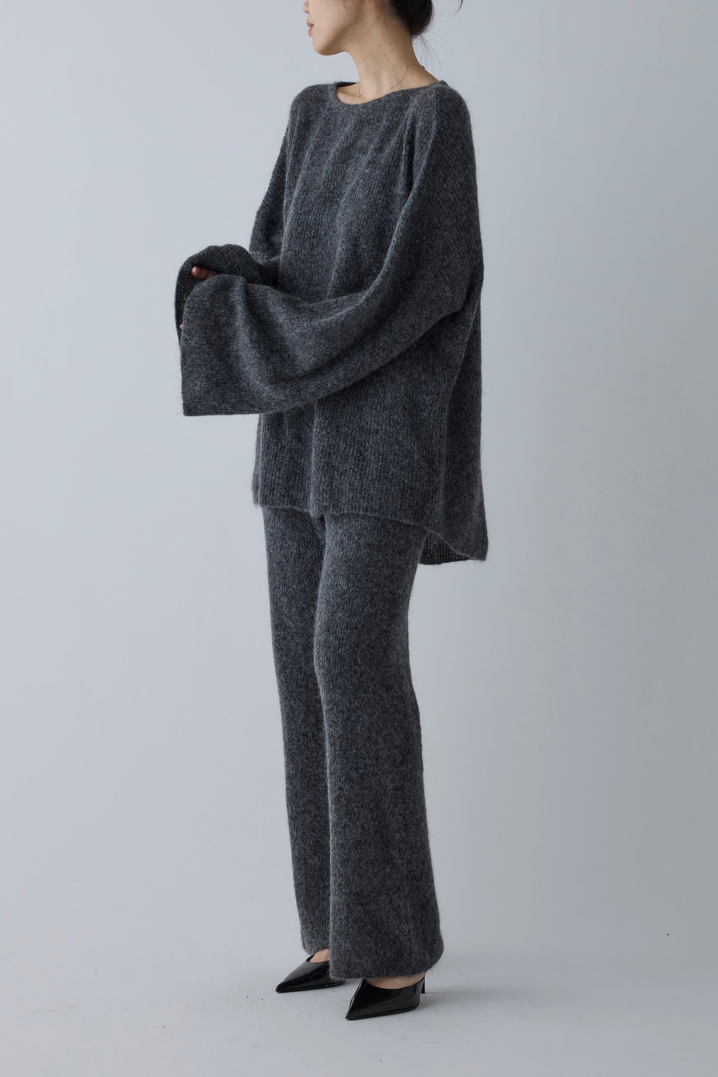 Alioth mohair pullover_gray