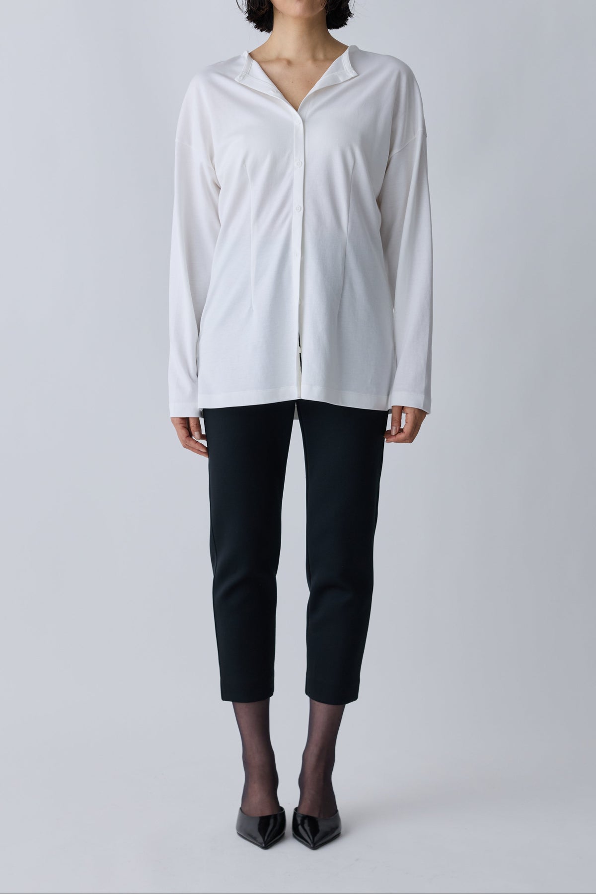 Nekkar 2way L/S tee_white