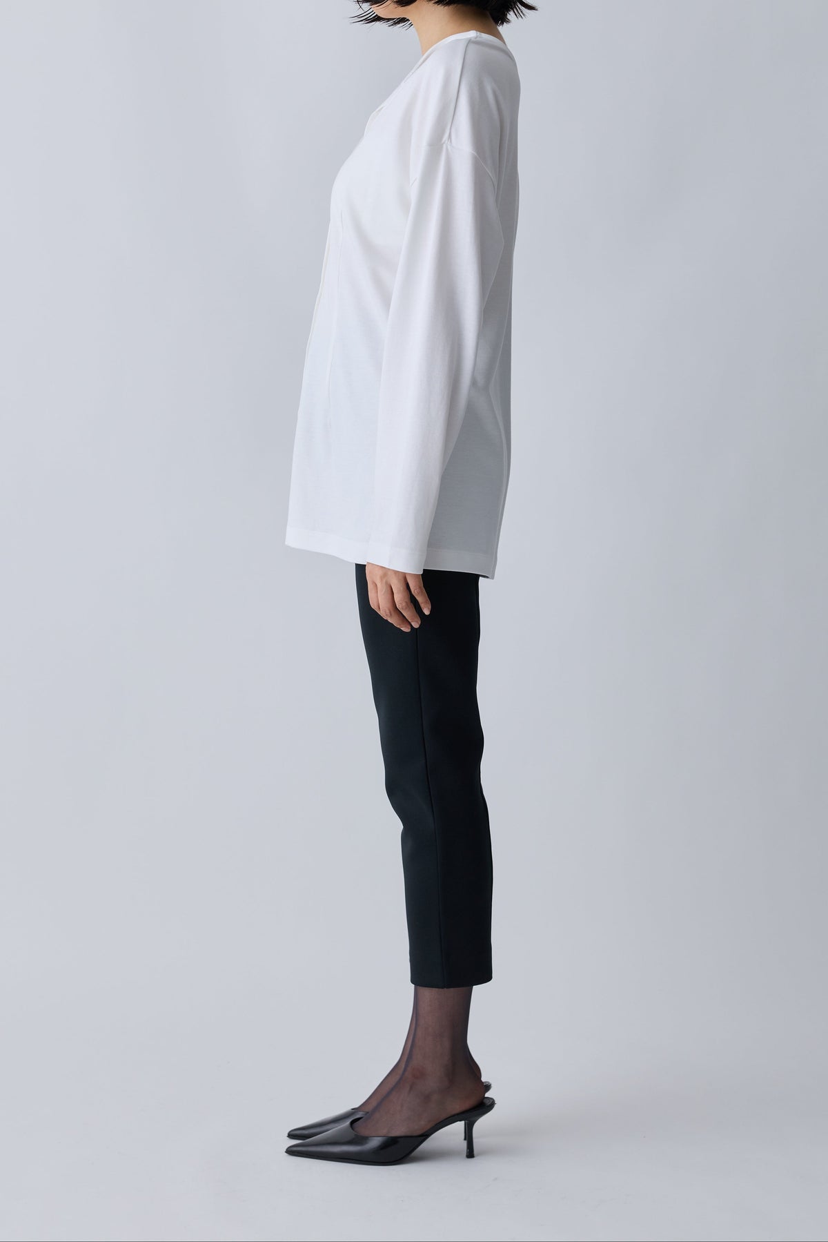 Nekkar 2way L/S tee_white