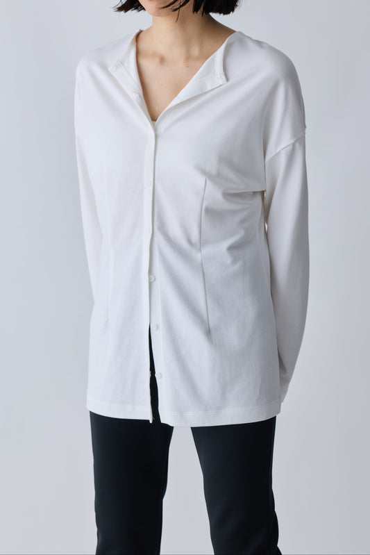 Nekkar 2way L/S tee_white