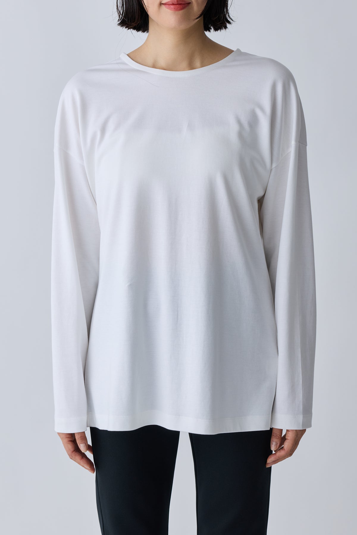 Nekkar 2way L/S tee_white