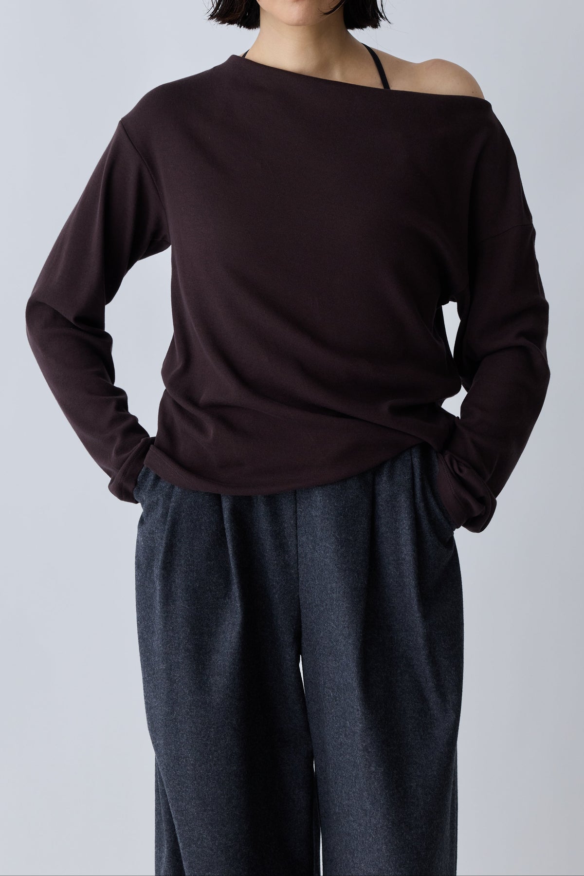 Scheat 2way tops_brown
