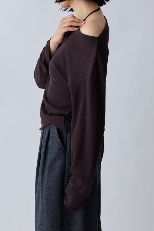 Scheat 2way tops_brown