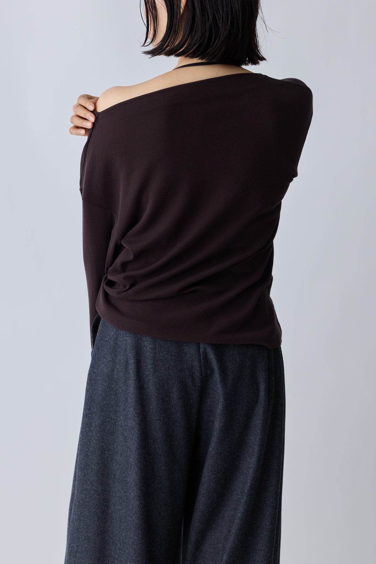 Scheat 2way tops_brown