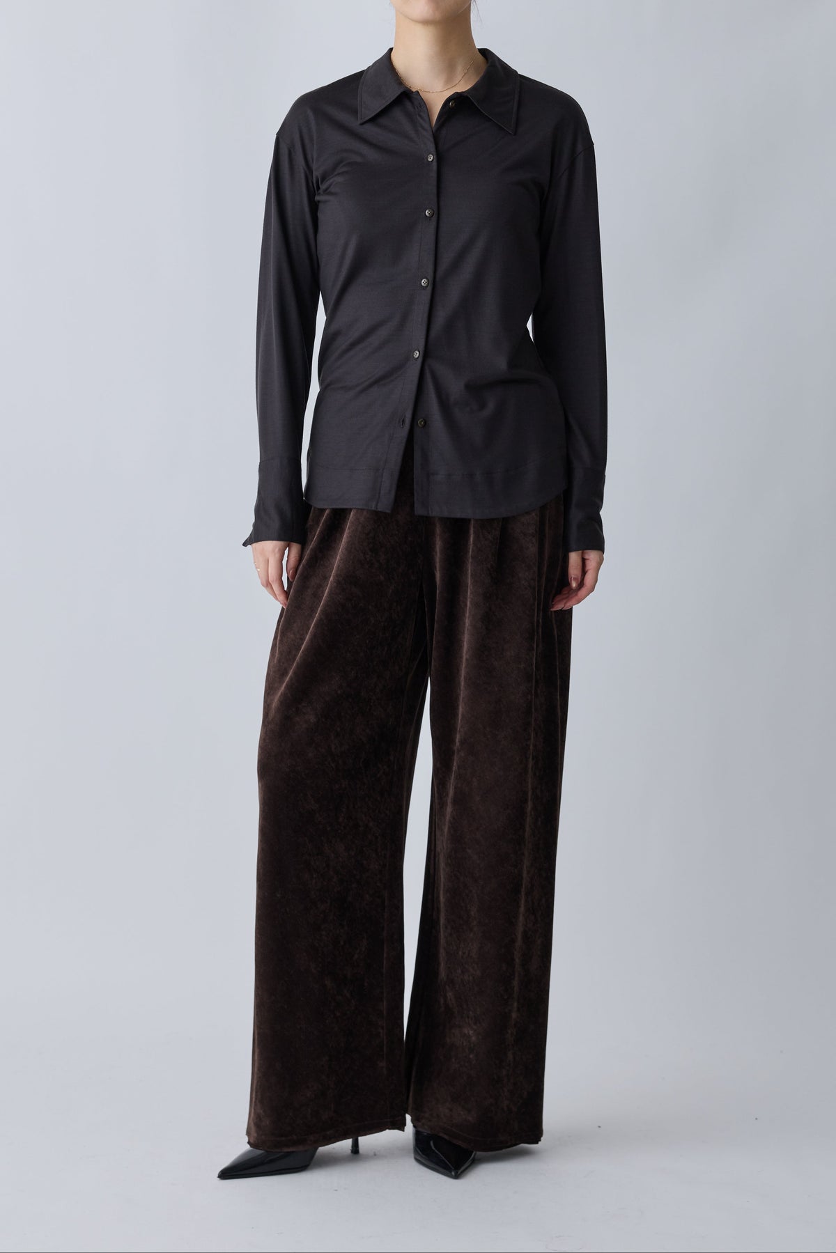 Atria velours pants_brown