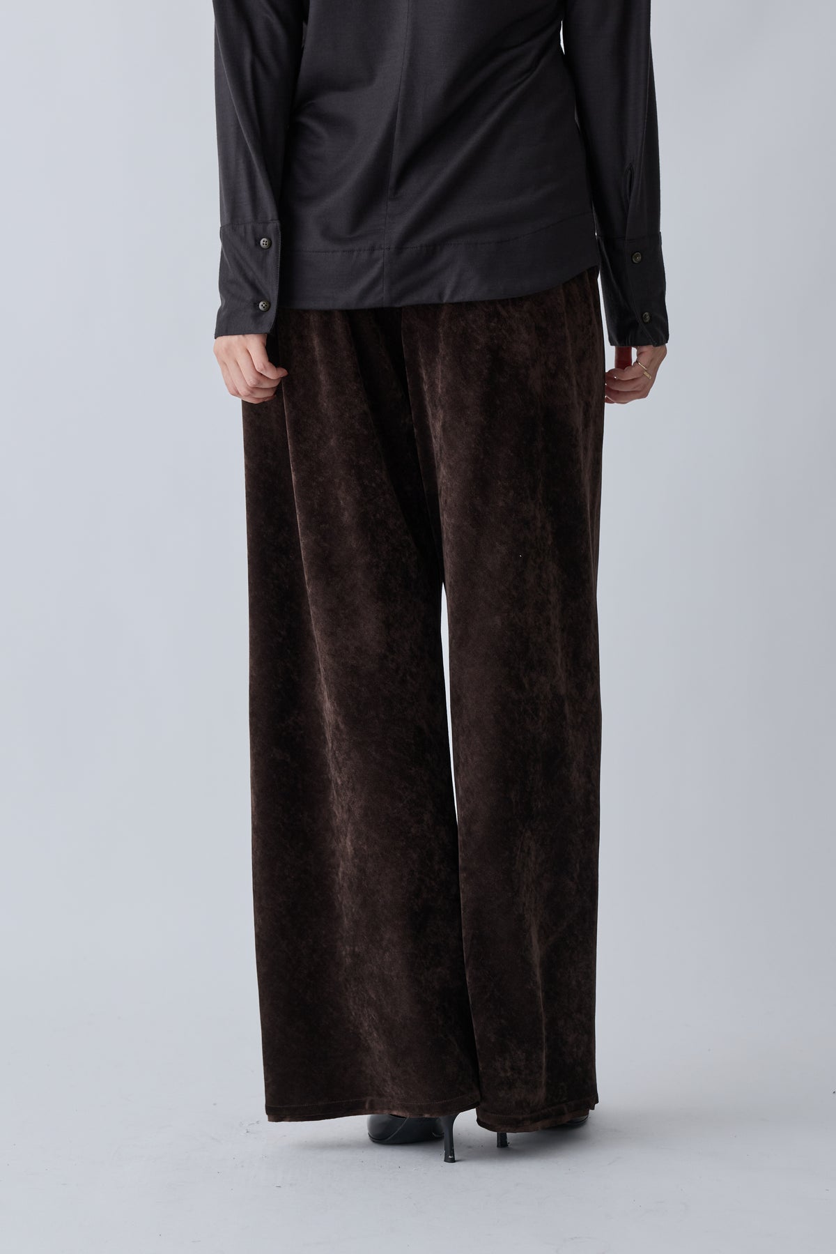 Atria velours pants_brown