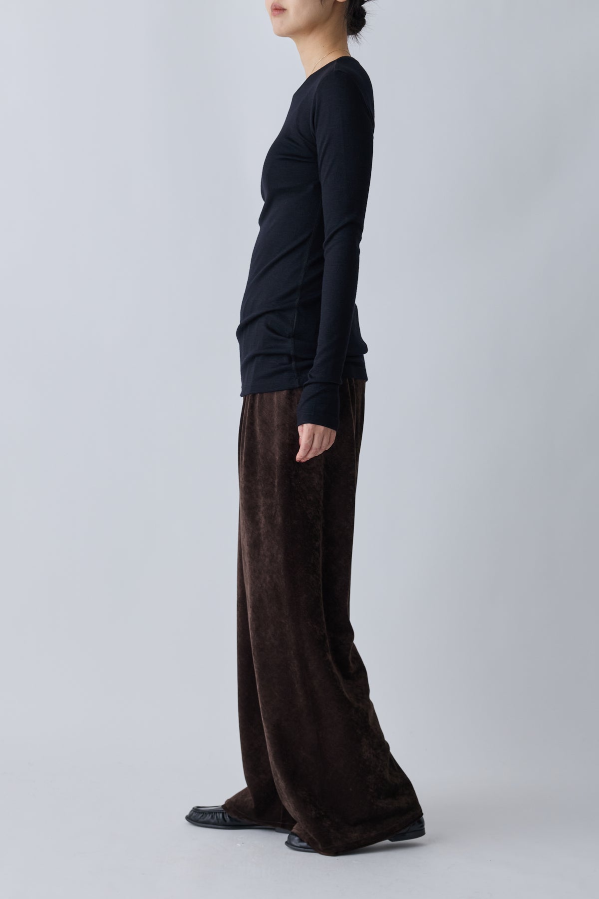 Atria velours pants_brown