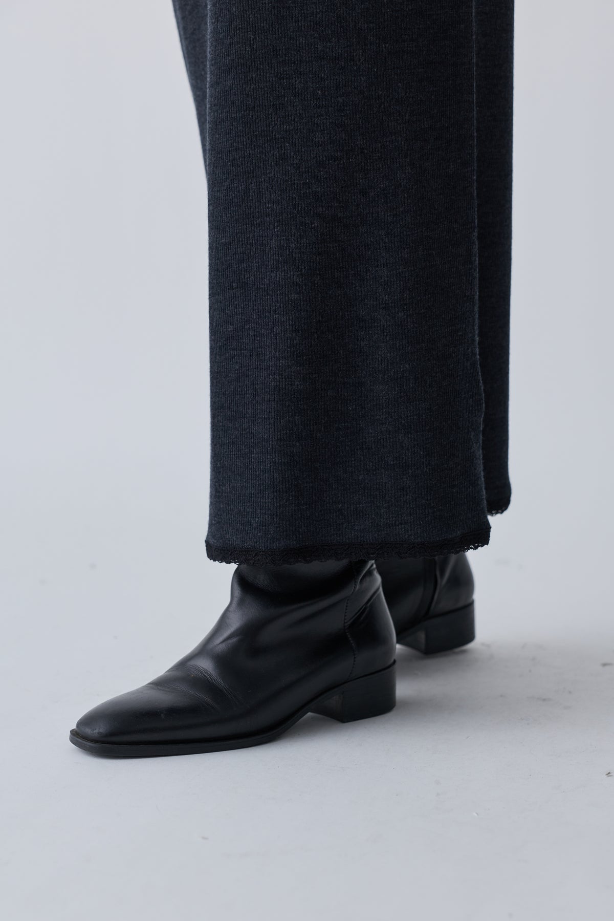 Nekkar rib long dress_gray