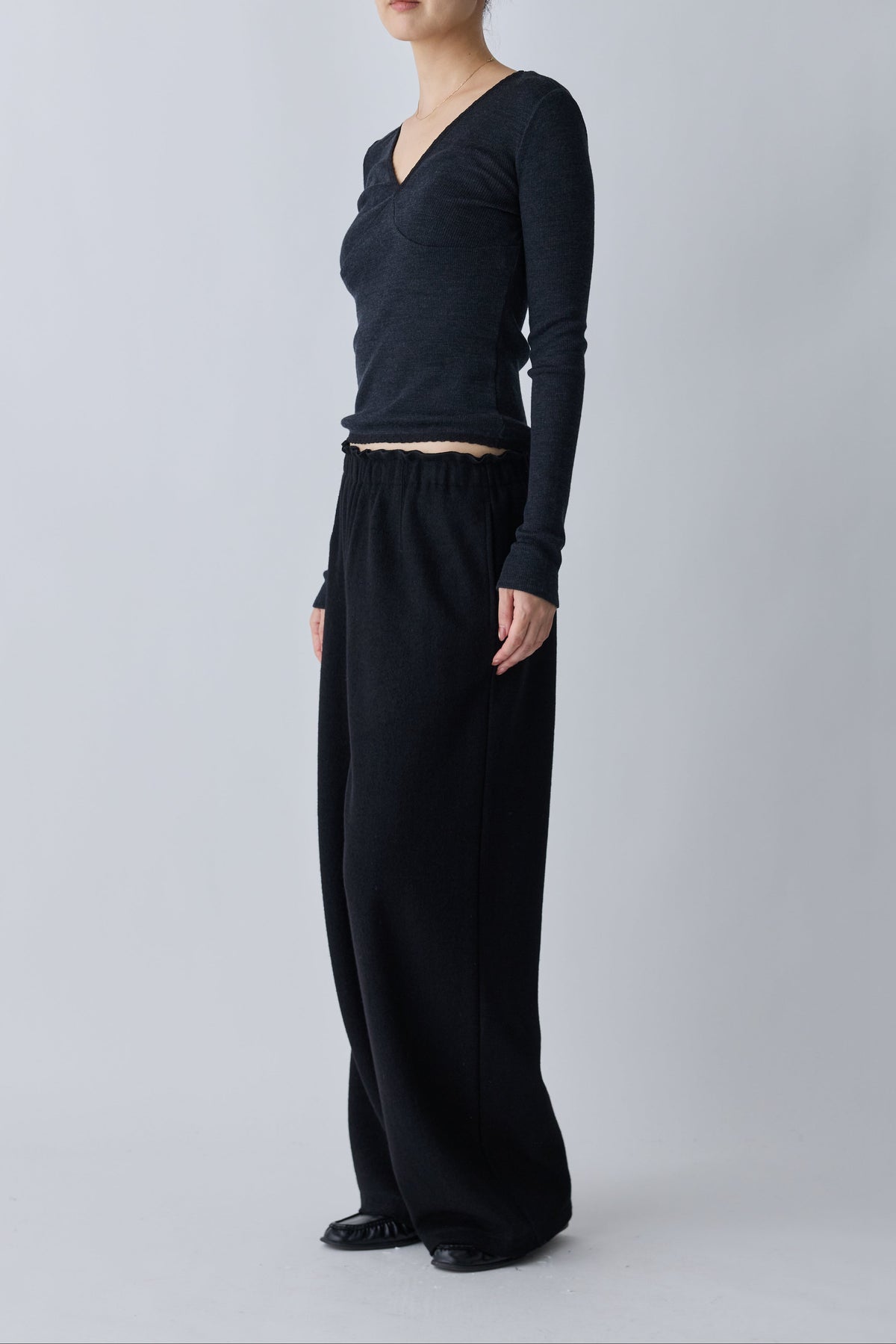Nekkar rib tops_gray