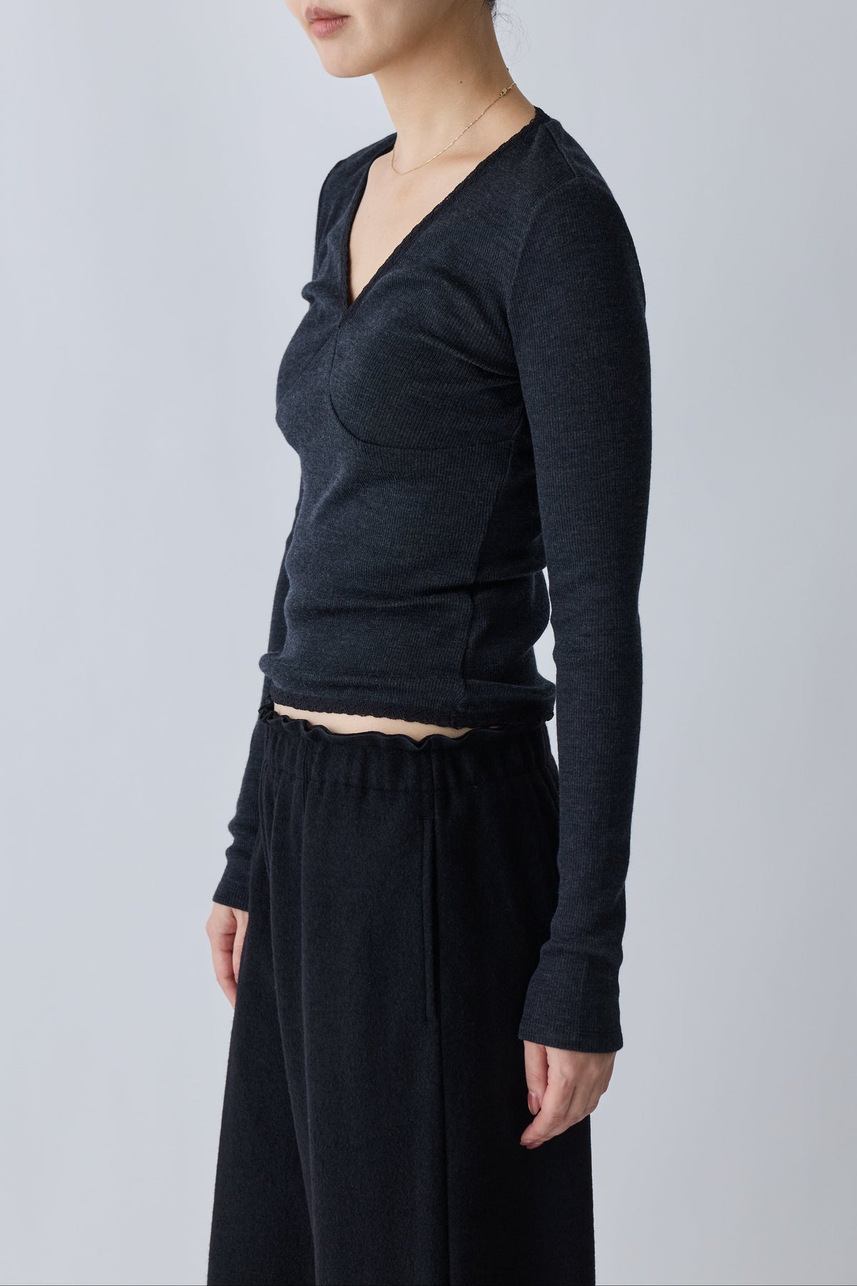 Nekkar rib tops_gray