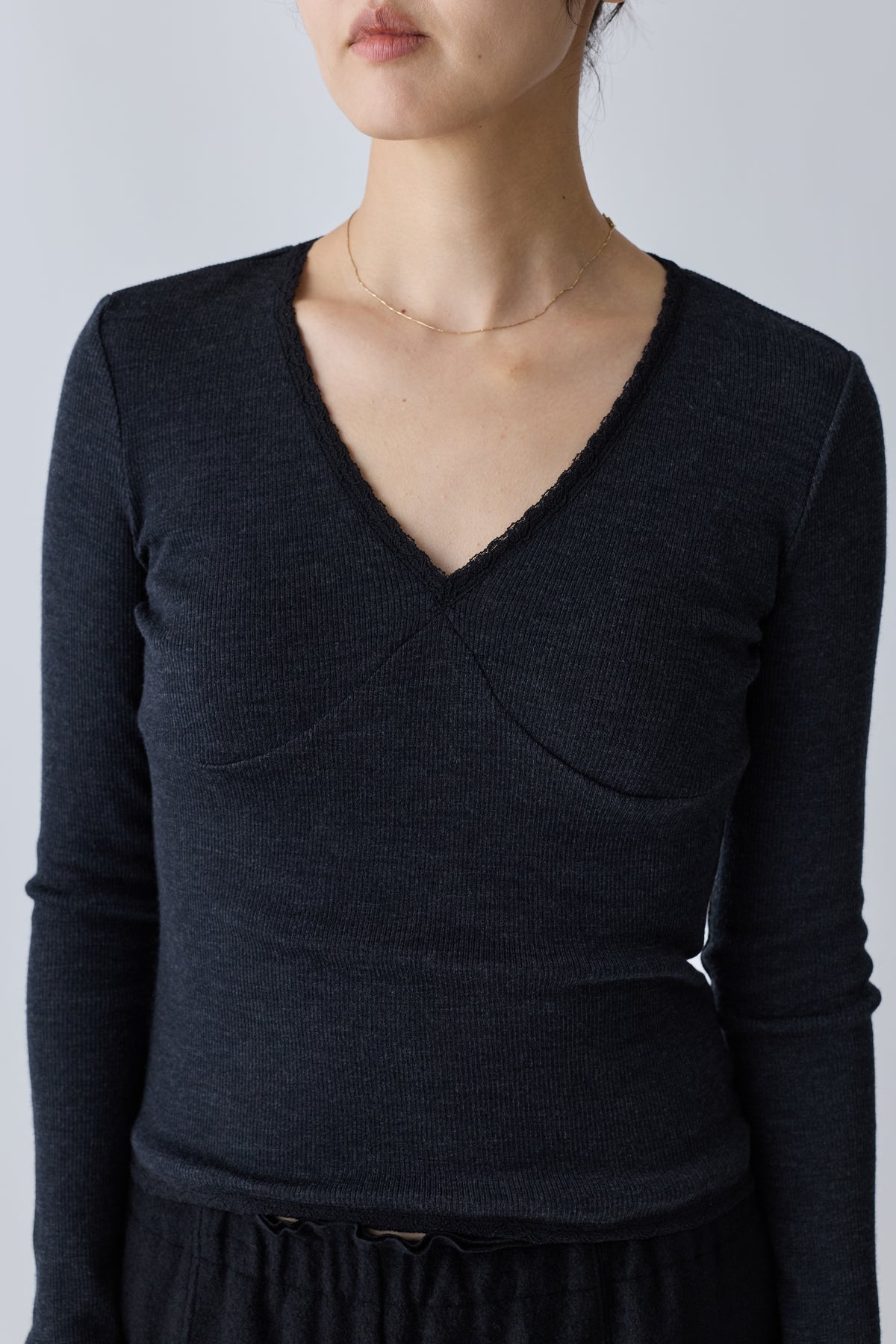 Nekkar rib tops_gray