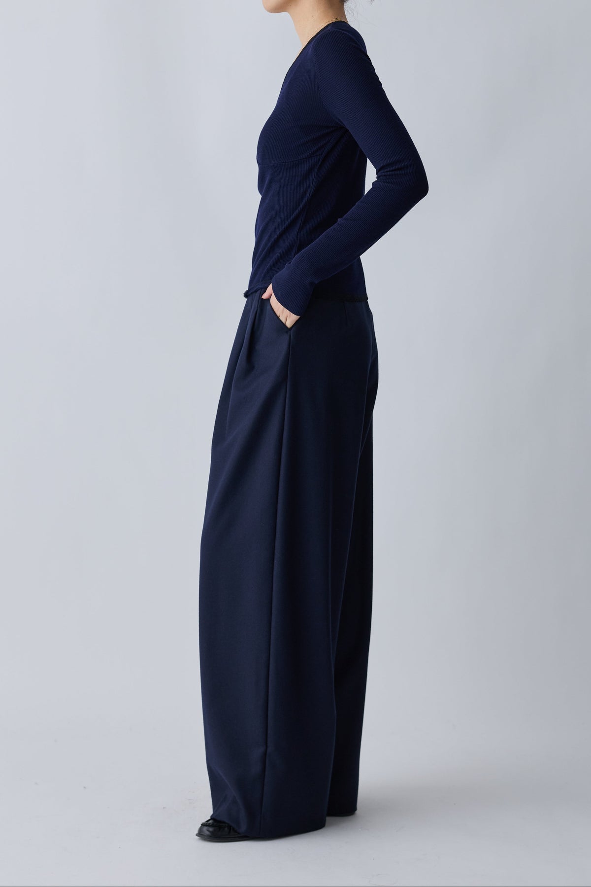 Nekkar rib tops_navy